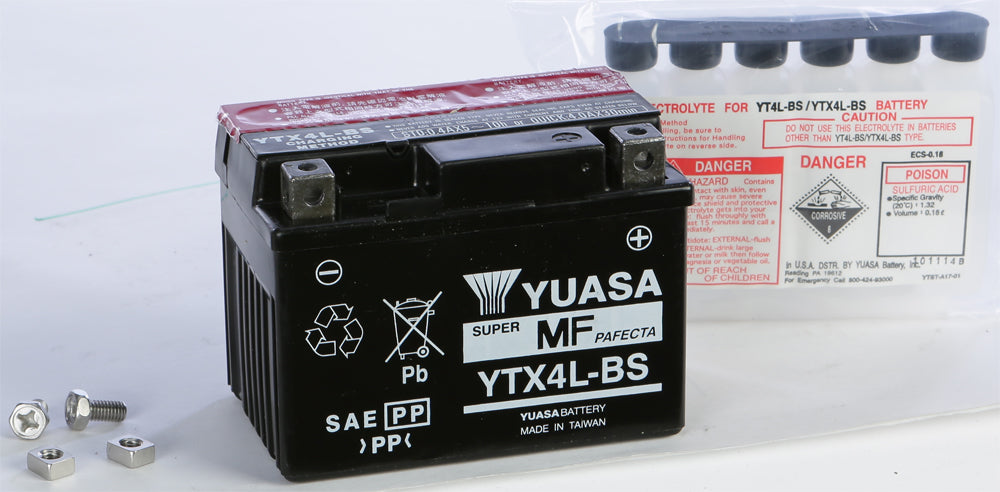 BATTERY YTX4L-BS MAINTENANCE FREE by YUASA