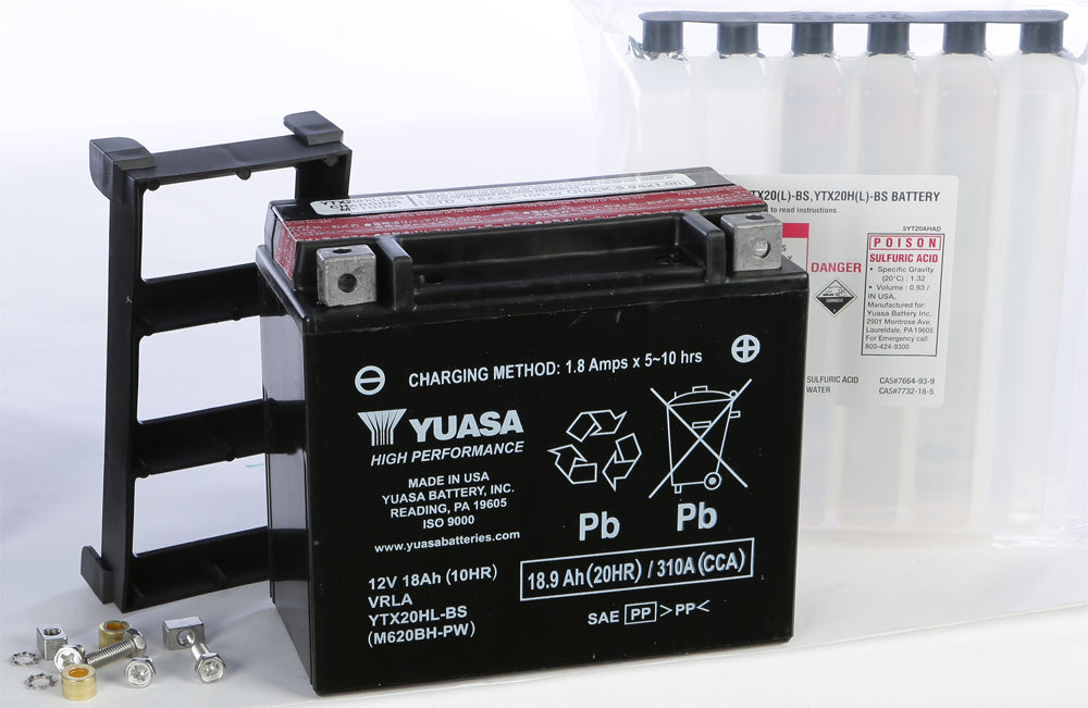 BATTERY YTX20HL-BS-PW MAINTENANCE FREE by YUASA
