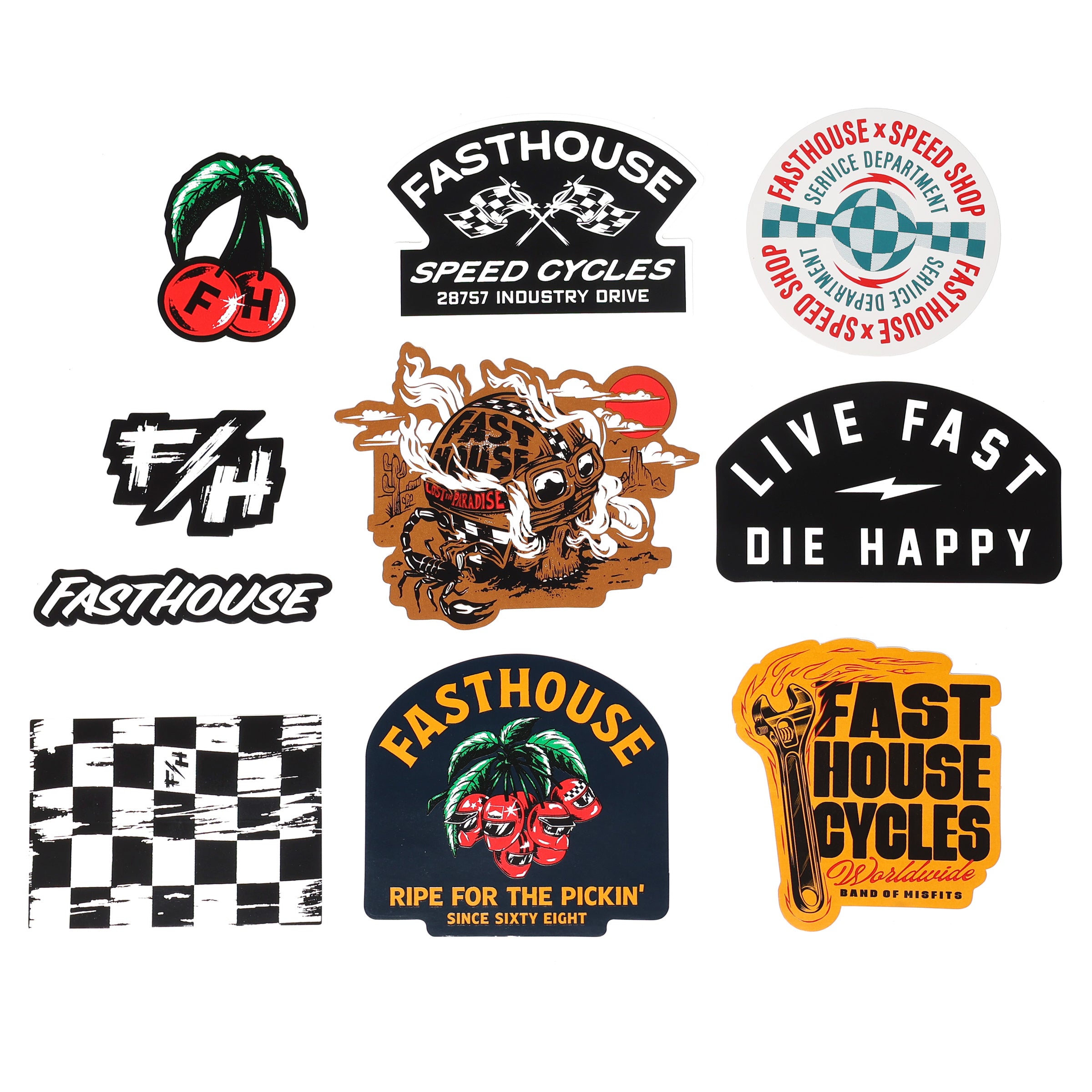Fall '25 Decal 10 Pack by Fasthouse
