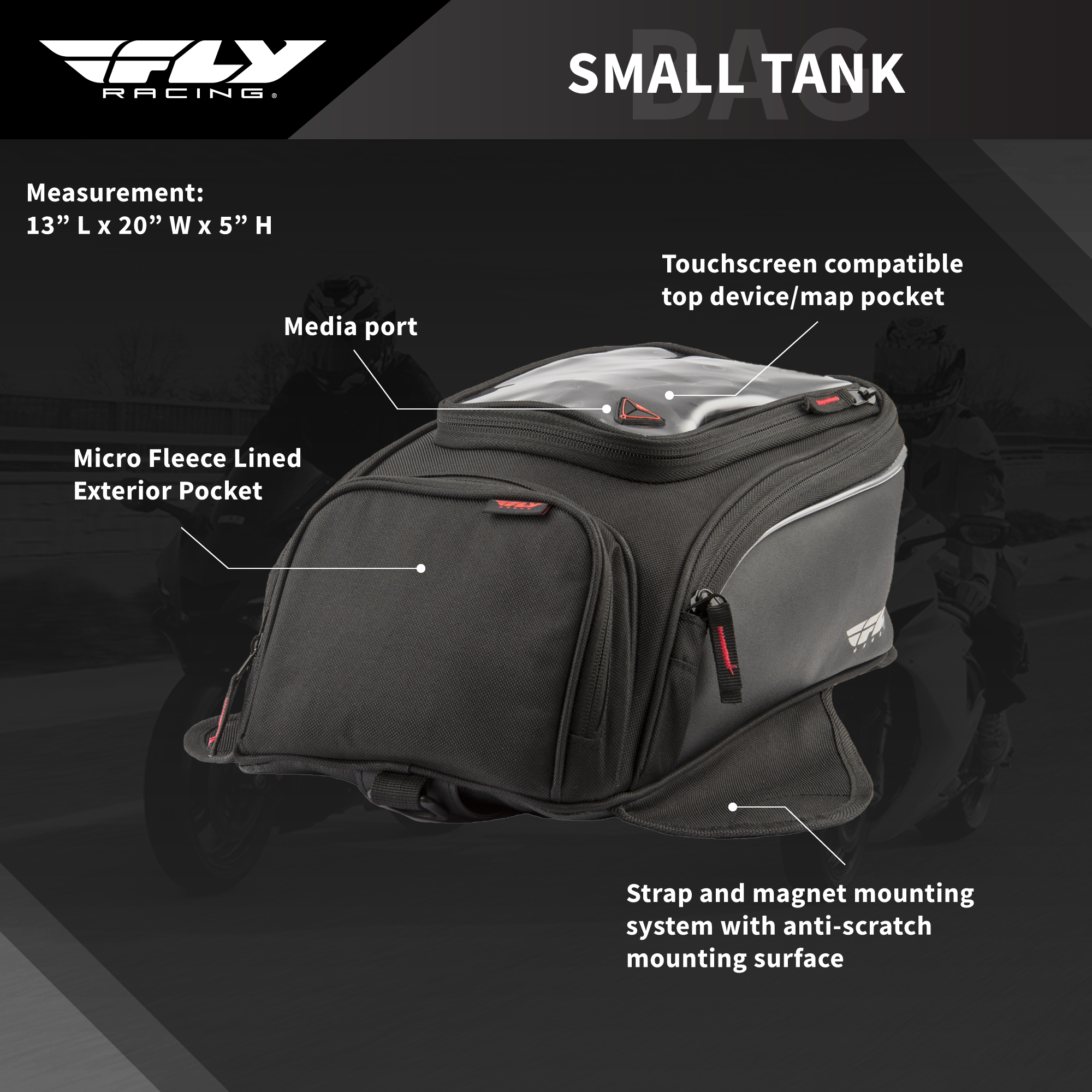 Fly Racing Small Tank Bag