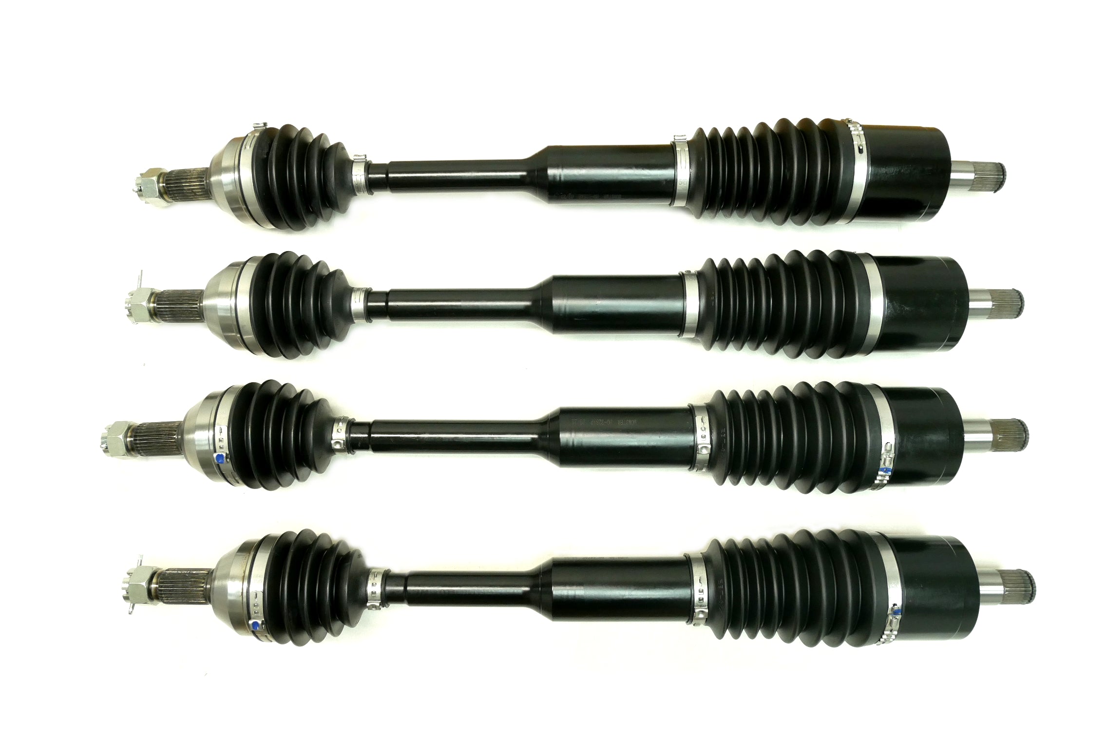 Monster XP Series Full CV Axle Set for Honda Pioneer 1000 & 1000-5 2016-2021, Front & Rear, Telescoping, Built Tough, 4340 Chromoly Steel, Direct Fit, Factory Length with 4" of Travel