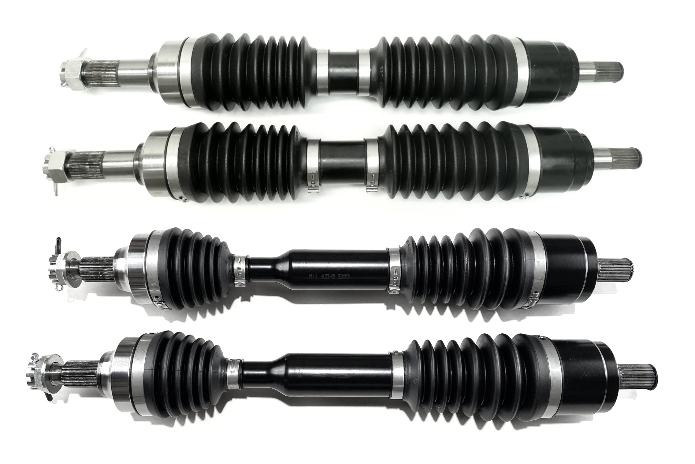 Monster XP Series Full CV Axle Set for Honda 44350-HR4-A22, 44250-HR4-A22, 42250-HR6-A62, Telescoping, Built Tough, 4340 Chromoly Steel, Direct Fit, Factory Length with 4" of Travel 1