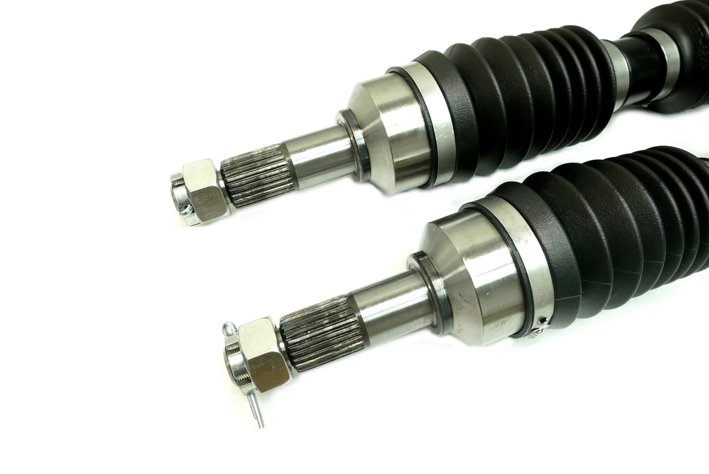 Monster XP Series Front CV Axles for Honda 44350-HR4-A22, 44250-HR4-A22, Left & Right, Telescoping, Built Tough, 4340 Chromoly Steel, Direct Fit, Factory Length with 4" of Travel 4