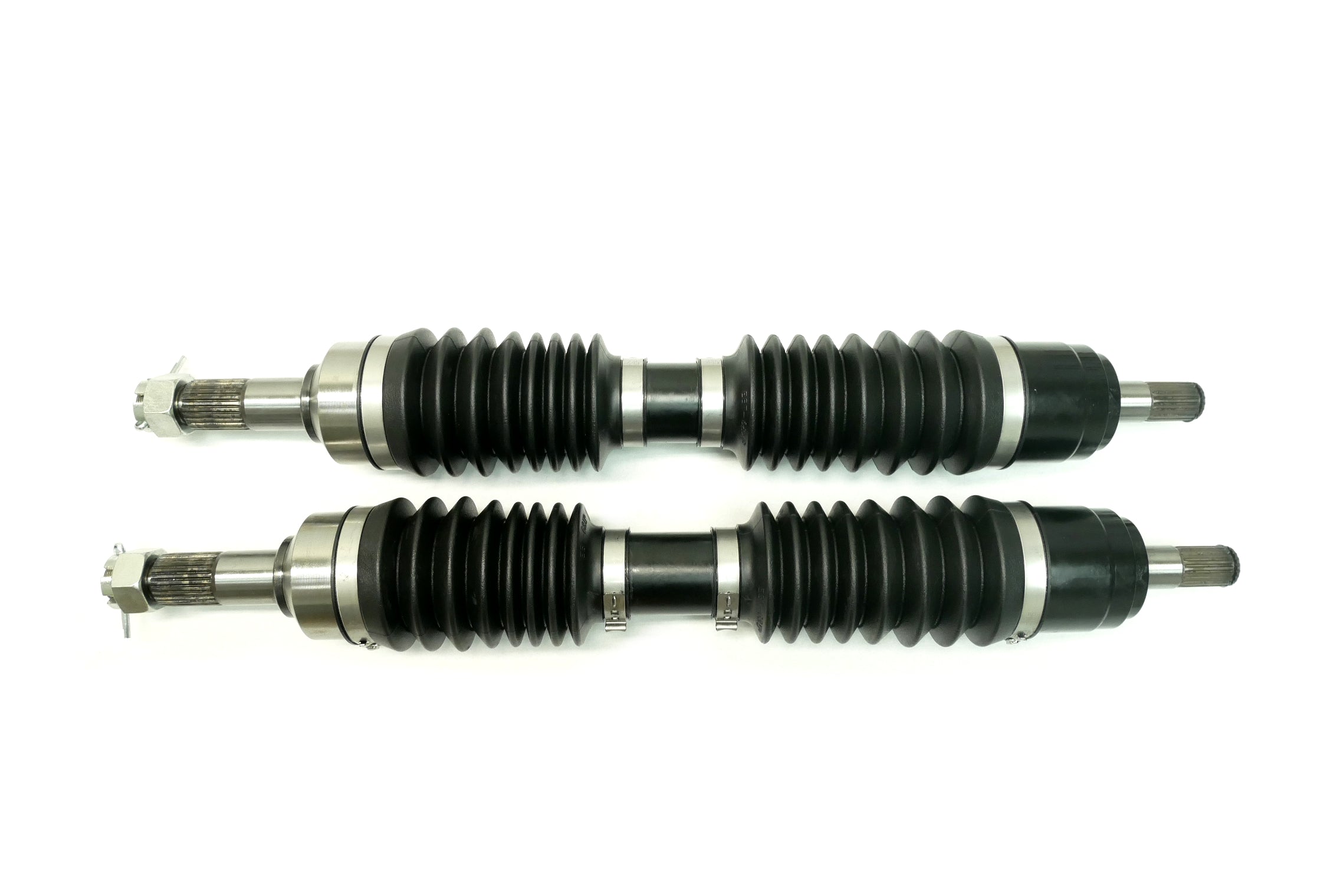 Monster XP Series Front CV Axles for Honda 44350-HR4-A22, 44250-HR4-A22, Left & Right, Telescoping, Built Tough, 4340 Chromoly Steel, Direct Fit, Factory Length with 4" of Travel 1