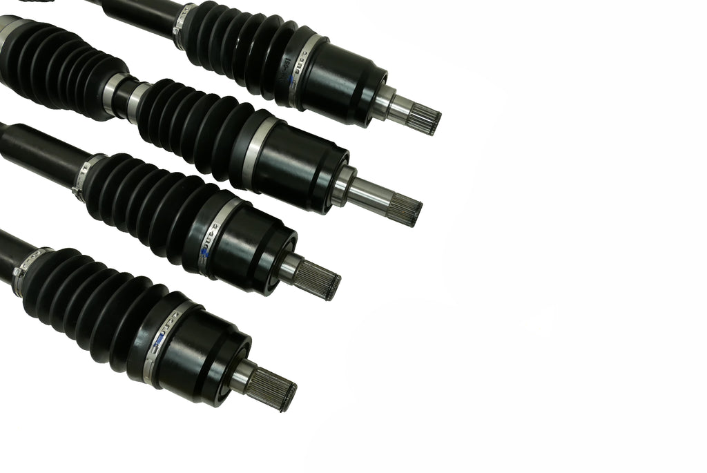 Monster XP Series Full CV Axle Set for Honda Pioneer 500 520 2015-2025, Front & Rear, Telescoping, Built Tough, 4340 Chromoly Steel, Direct Fit, Factory Length with 4" of Travel 2