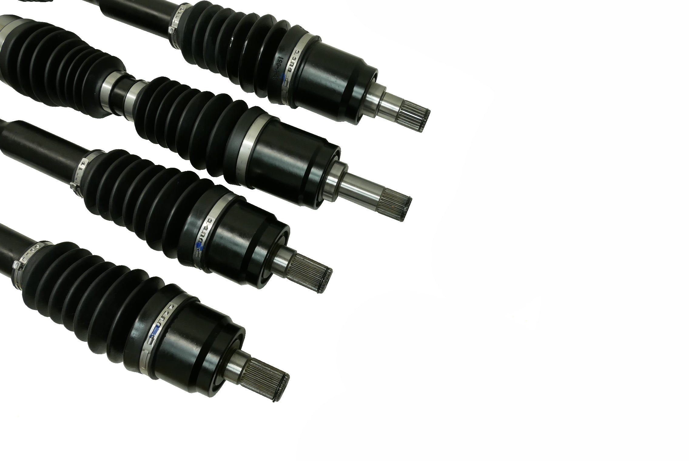 Monster XP Series Full CV Axle Set for Honda Pioneer 500 520 2015-2025, Front & Rear, Telescoping, Built Tough, 4340 Chromoly Steel, Direct Fit, Factory Length with 4" of Travel 2