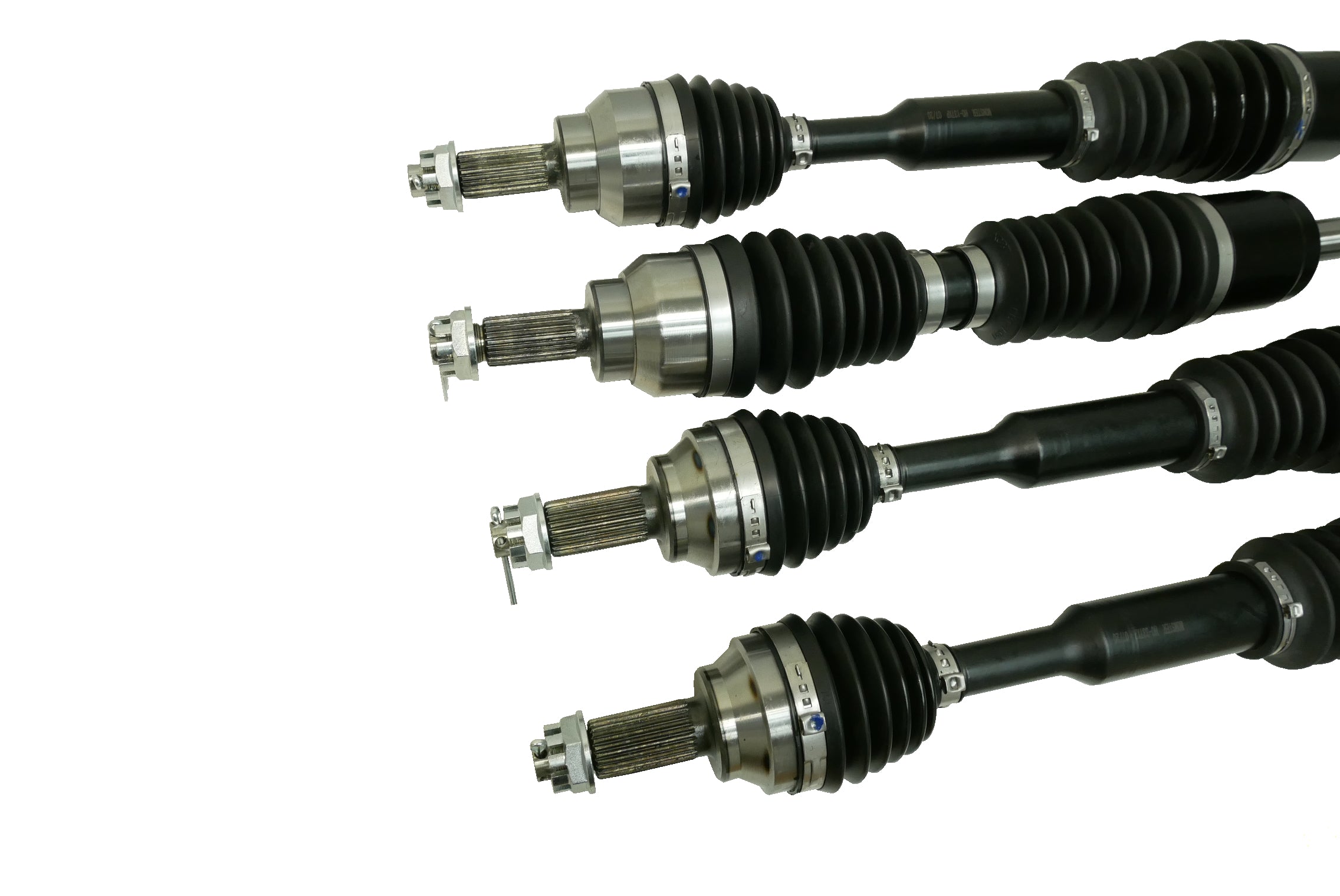 Monster XP Series Full CV Axle Set for Honda Pioneer 500 520 2015-2025, Front & Rear, Telescoping, Built Tough, 4340 Chromoly Steel, Direct Fit, Factory Length with 4" of Travel 3