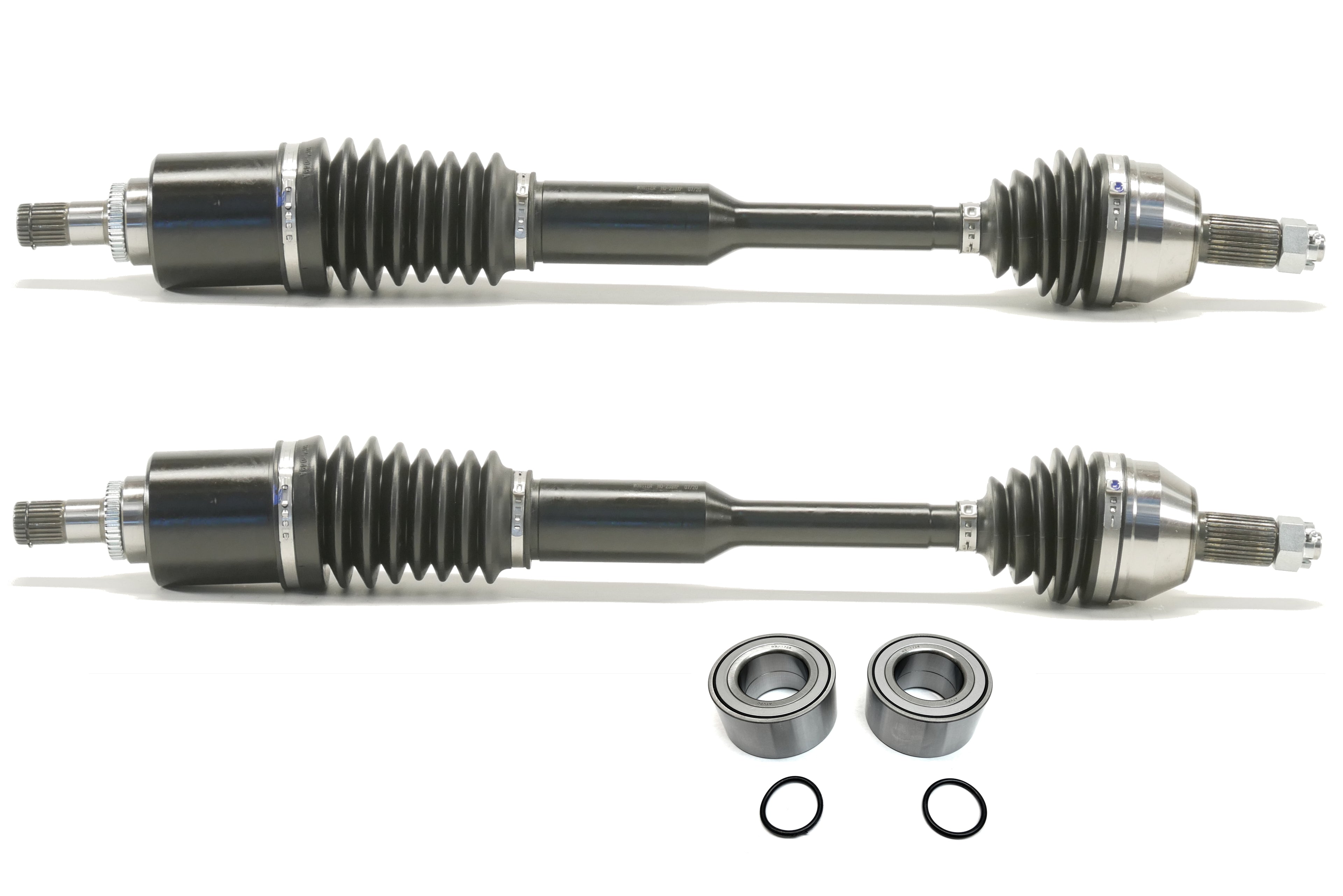 Monster XP Series Front CV Axles & Brgs for Honda Talon 1000X 2019-2021, Left & Right, Telescoping, Built Tough, 4340 Chromoly Steel, Direct Fit, Factory Length with 4" of Travel 1