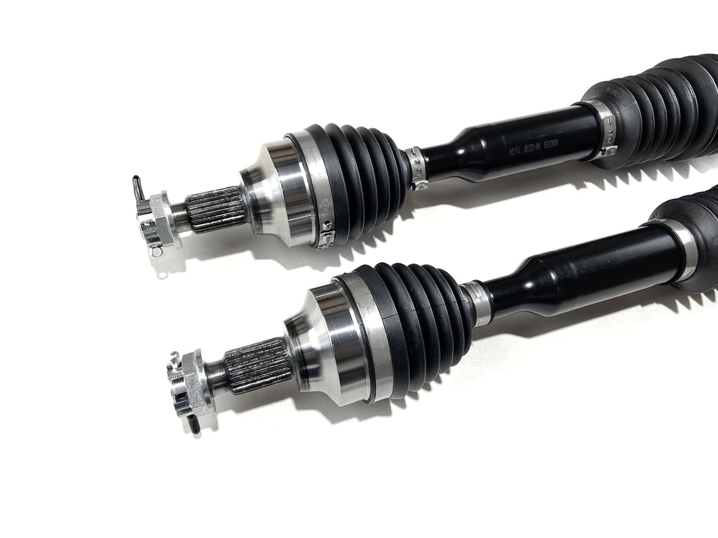 Monster XP Series Rear CV Axles for Honda 42250-HR6-A62, Left & Right, Telescoping, Built Tough, 4340 Chromoly, Factory Length with 4" of Travel 4