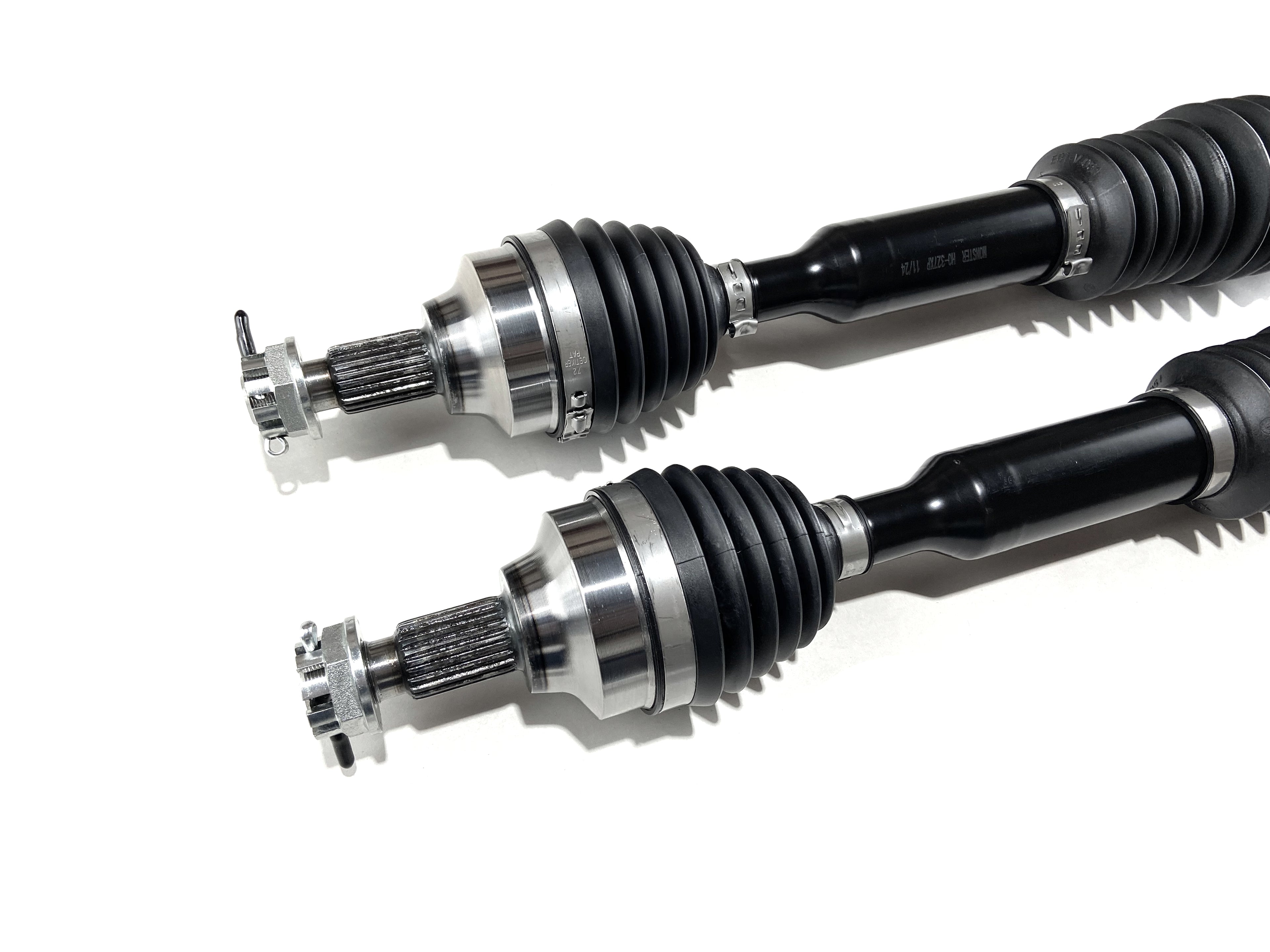 Monster XP Series Rear CV Axles for Honda 42250-HR6-A62, Left & Right, Telescoping, Built Tough, 4340 Chromoly, Factory Length with 4" of Travel 4