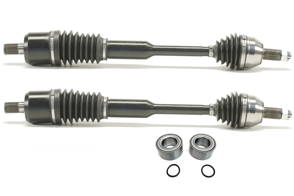 Monster XP Series Rear CV Axles & Brgs for Honda Talon 1000X 2019-2021, Left & Right, Telescoping, Built Tough, 4340 Chromoly Steel, Direct Fit, Factory Length with 4" of Travel 1