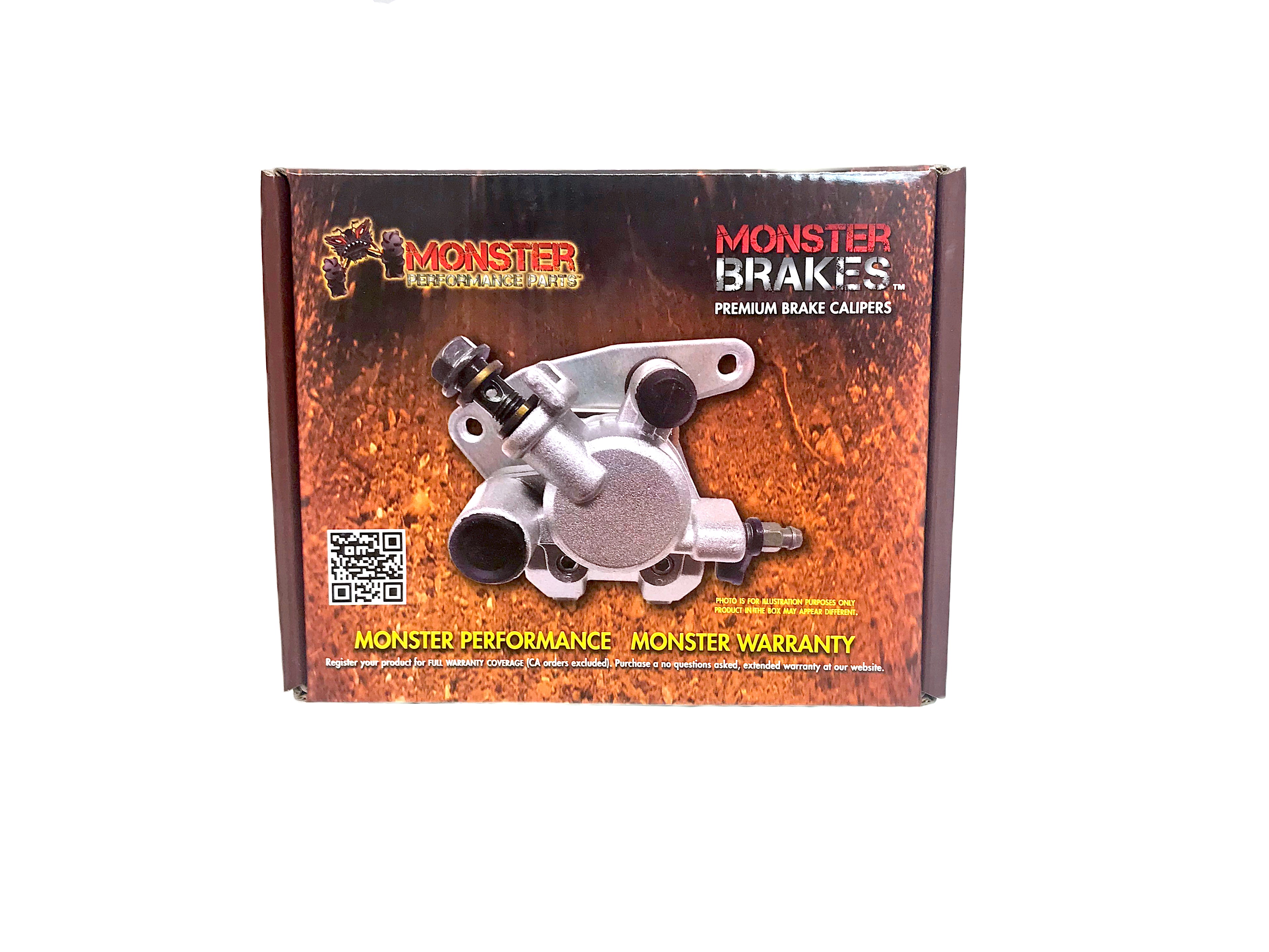 Monster Loaded Front Brake Calipers for Honda TRX250X/EX & TRX400X/EX 4