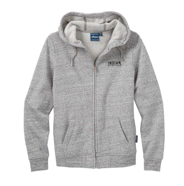 Indian Motorcycle Women's Gray Textured Hoodie | M