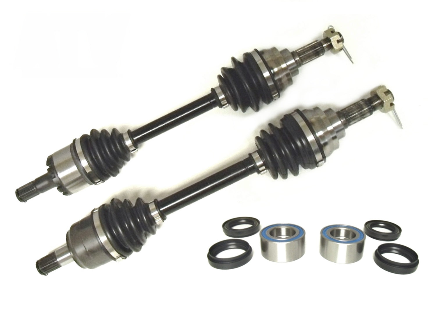 Precision Front CV Axles & Brgs for Kawasaki Prairie 360 650 700 Brute Force 650