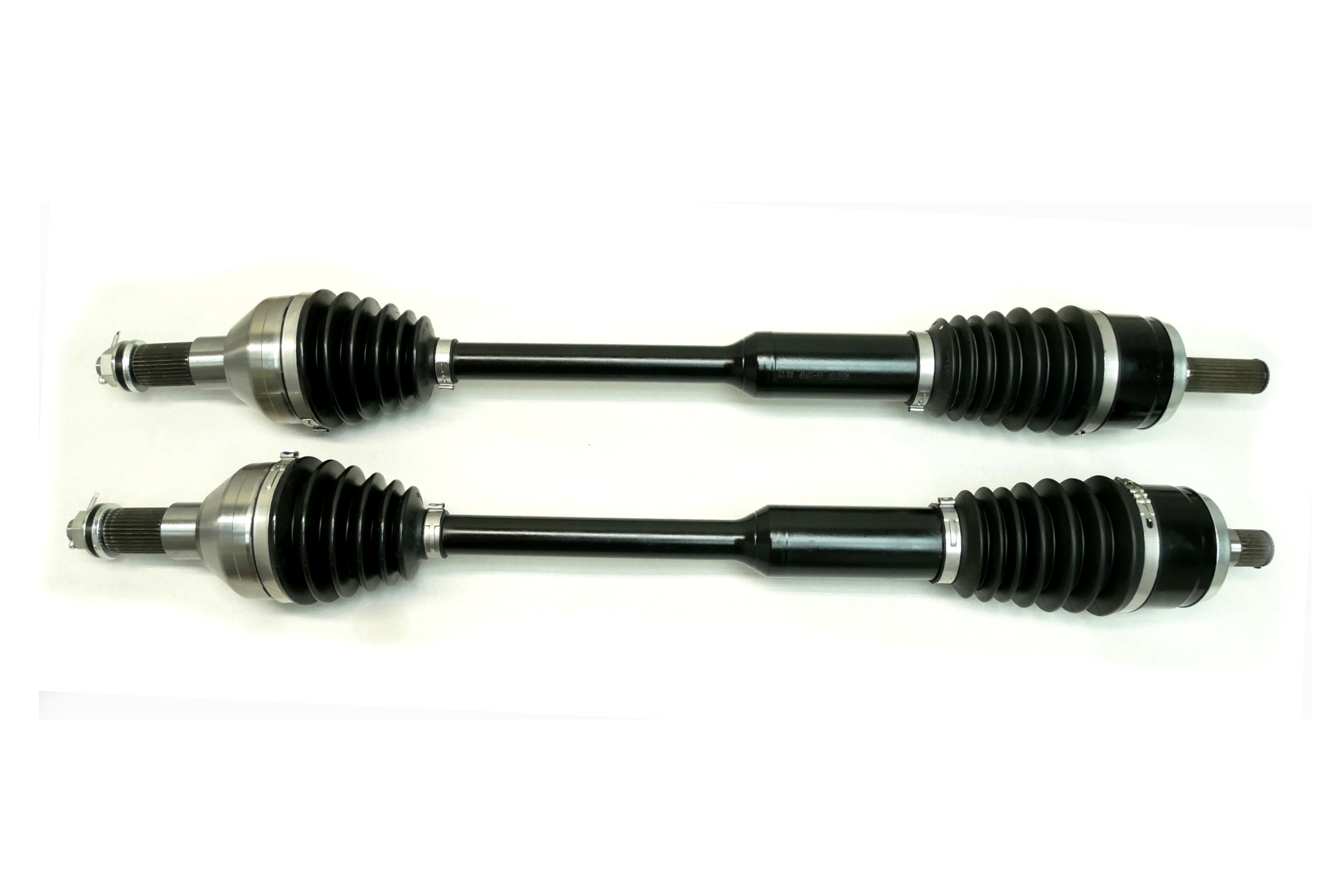 Monster XP Series Front CV Axles for Kawasaki 59266-0733, 59266-0732, Left & Right, Telescoping, Built Tough, 4340 Chromoly Steel, Direct Fit, Factory Length with 4" of Travel 1