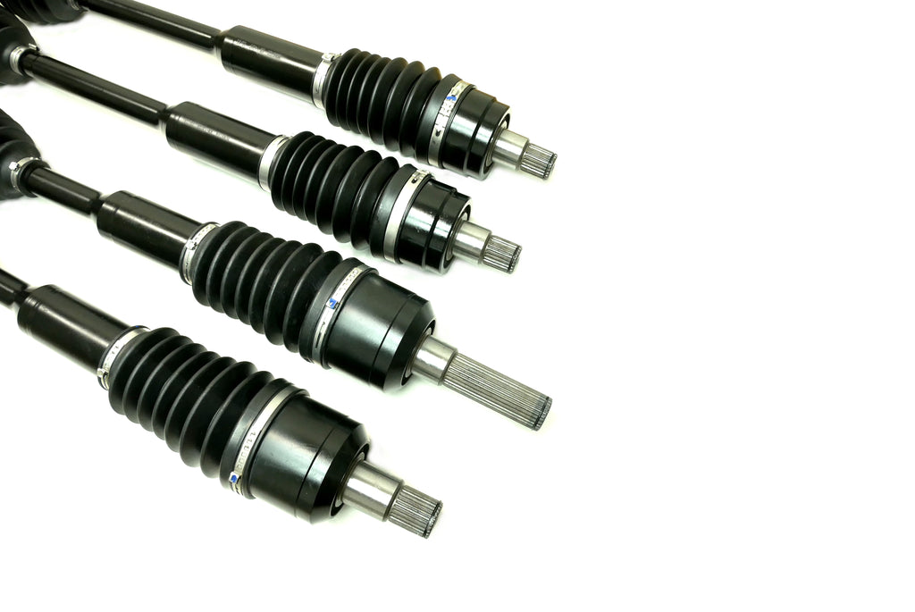 Monster XP Series Full CV Axle Set for Kawasaki Mule PRO, Front & Rear, Telescoping, Built Tough, 4340 Chromoly Steel, Direct Fit, Factory Length with 4" of Travel 2