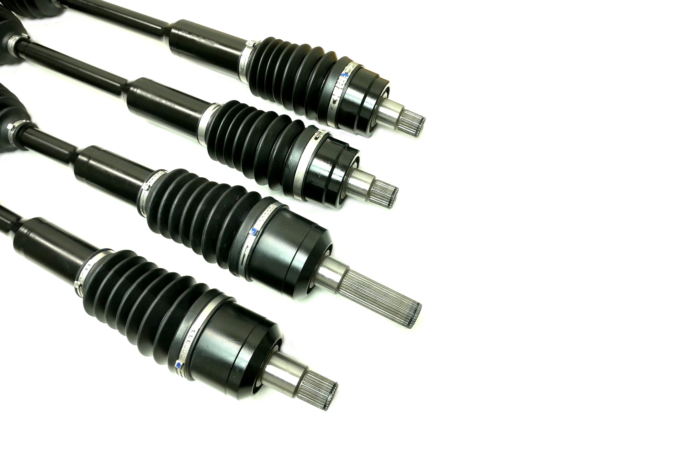 Monster XP Series Full CV Axle Set for Kawasaki Mule PRO, Front & Rear, Telescoping, Built Tough, 4340 Chromoly Steel, Direct Fit, Factory Length with 4" of Travel 2