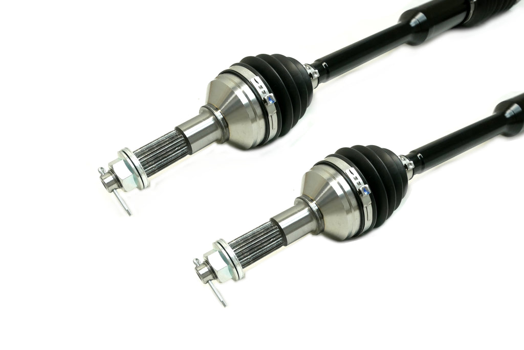 Monster XP Series Front CV Axles for Kawasaki 59266-0710, Mule PRO, Left & Right, Telescoping, Built Tough, 4340 Chromoly Steel, Direct Fit, Factory Length with 4" of Travel 4