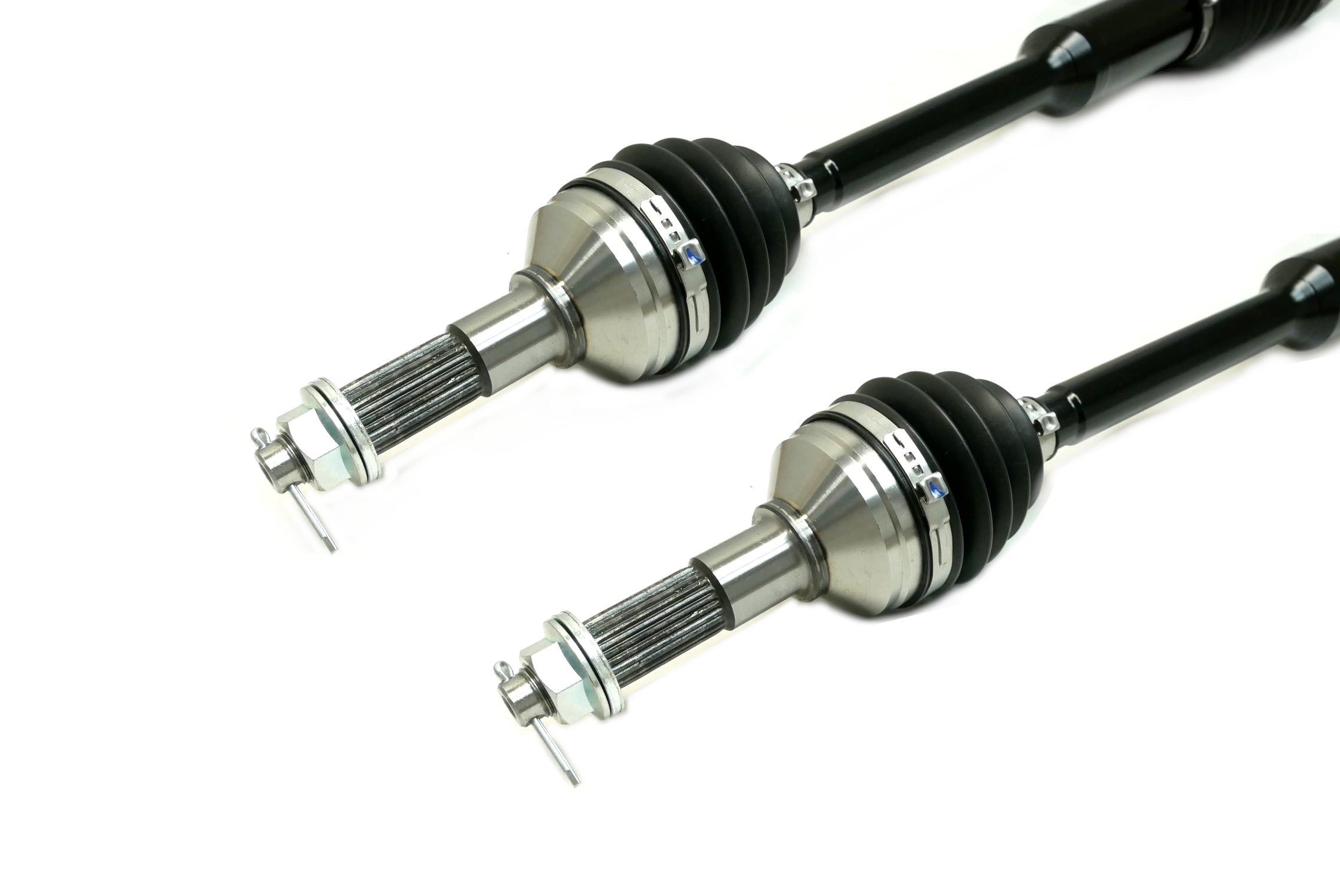 Monster XP Series Front CV Axles for Kawasaki 59266-0710, Mule PRO, Left & Right, Telescoping, Built Tough, 4340 Chromoly Steel, Direct Fit, Factory Length with 4" of Travel 4