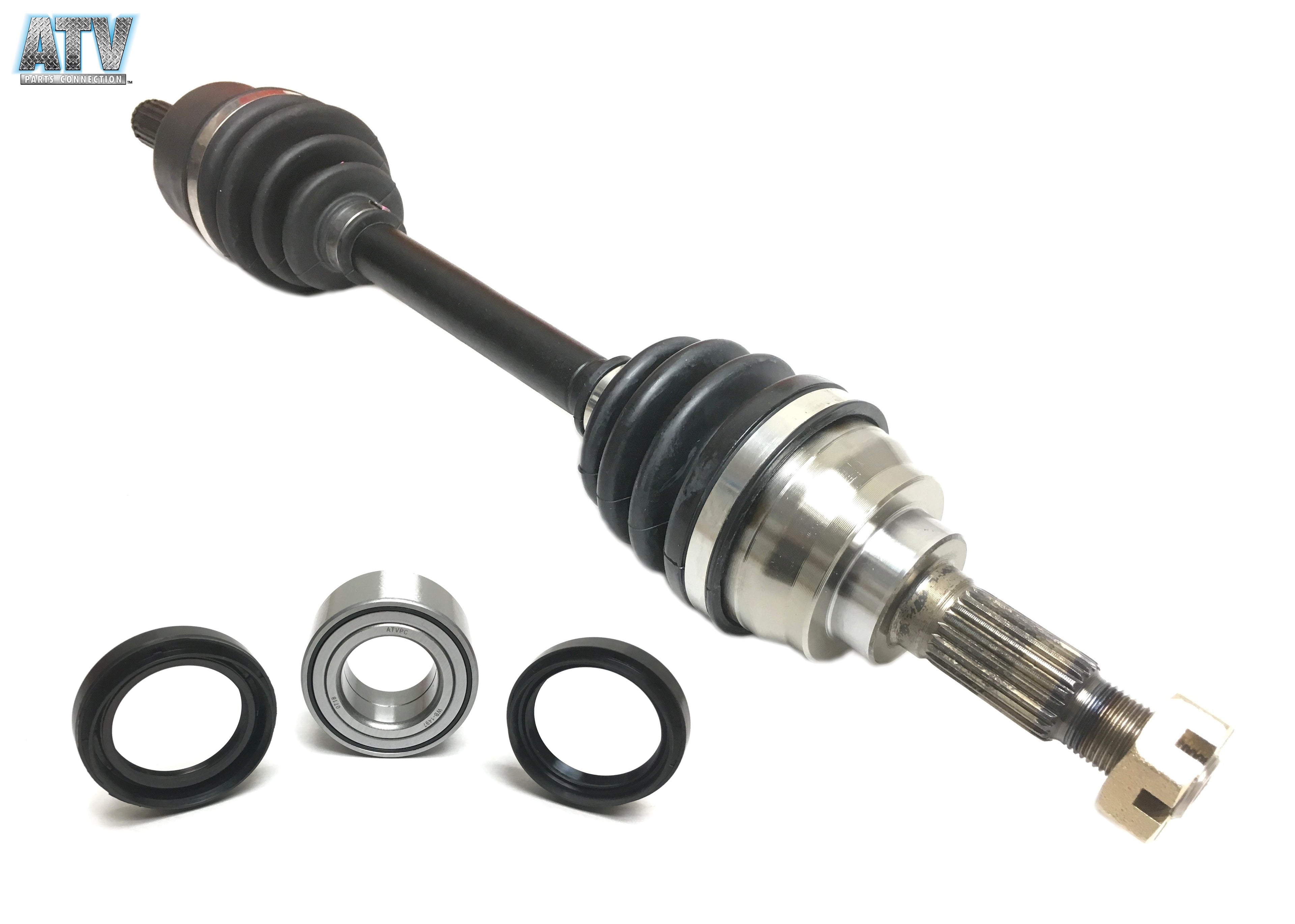 Precision Front Right Axle & Brg for Kawasaki Prairie 650 700 & Brute Force 650