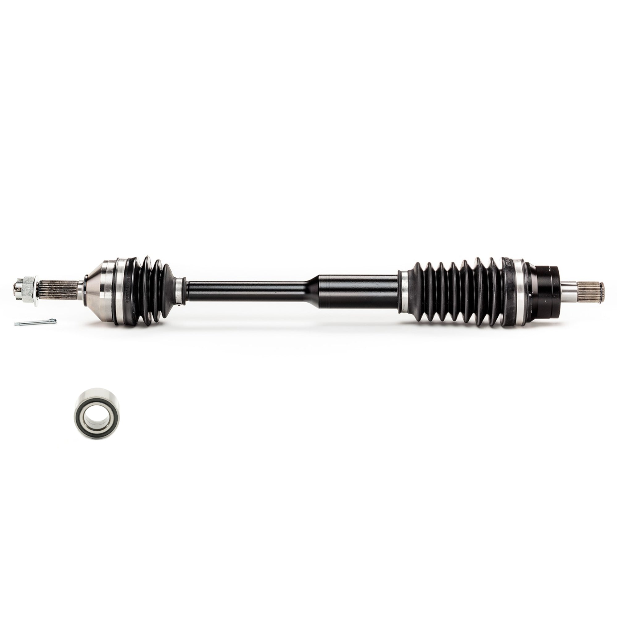 Monster XP Series Front CV Axle & Brg for Kawasaki 59266-0037, 59266-0028, Telescoping, Built Tough, 4340 Chromoly Steel, Direct Fit, Factory Length with 4" of Travel 1