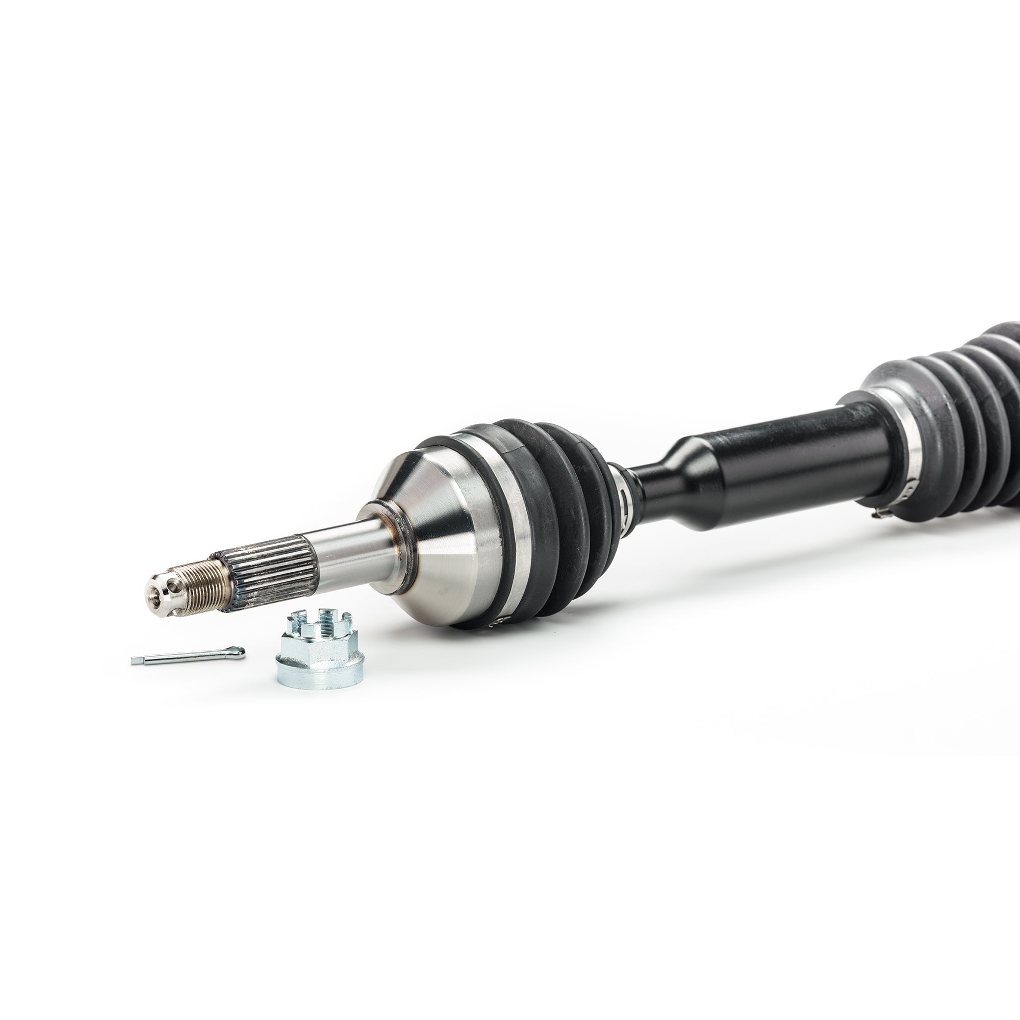 Monster XP Series Rear CV Axles for Kawasaki 59266-0002, 59266-0023, Left & Right, Telescoping, Built Tough, 4340 Chromoly Steel, Direct Fit, Factory Length with 4" of Travel 4
