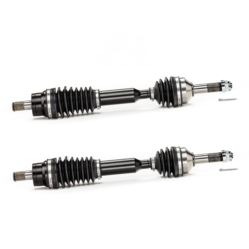 Monster XP Series Rear CV Axles for Kawasaki 59266-0002, 59266-0023, Left & Right, Telescoping, Built Tough, 4340 Chromoly Steel, Direct Fit, Factory Length with 4" of Travel