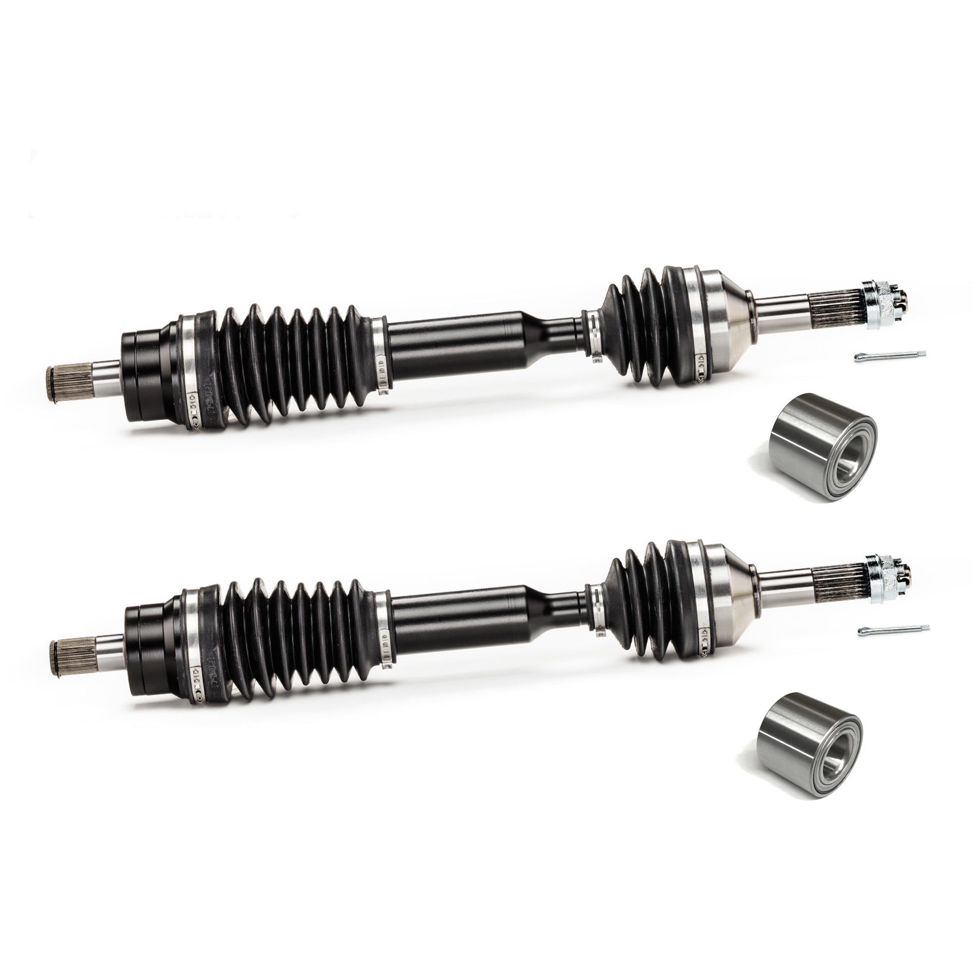 Monster XP Series Rear CV Axles & Brgs for Kawasaki  59266-0002, 59266-0023, Left & Right, Telescoping, Built Tough, 4340 Chromoly Steel, Direct Fit, Factory Length with 4" of Travel 1