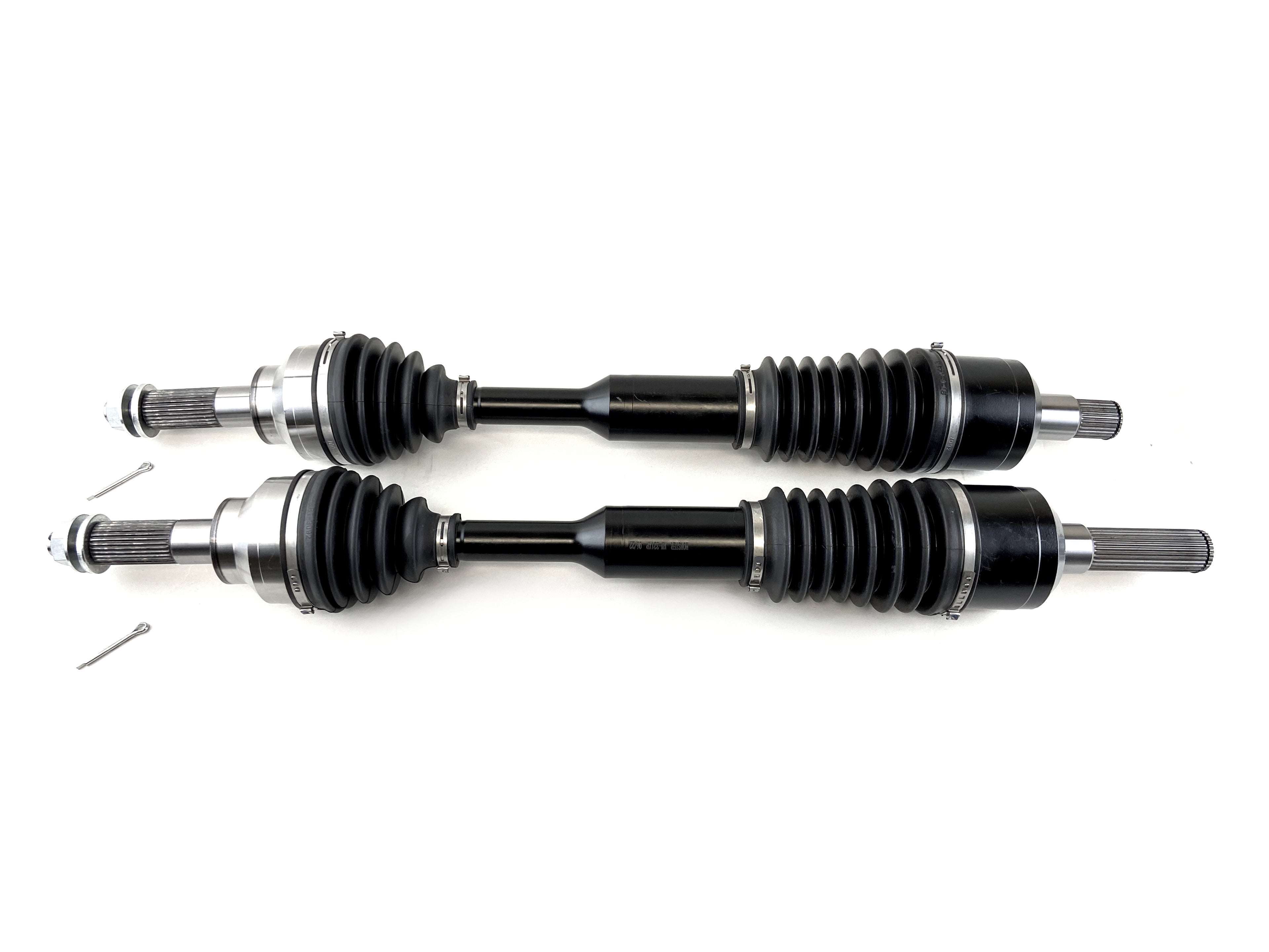 Monster XP Series Rear CV Axles for Kawasaki 59266-0049, 59266-0050, Mule PRO, Left & Right, Telescoping, Built Tough, 4340 Chromoly Steel, Direct Fit, Factory Length with 4" of Travel 1