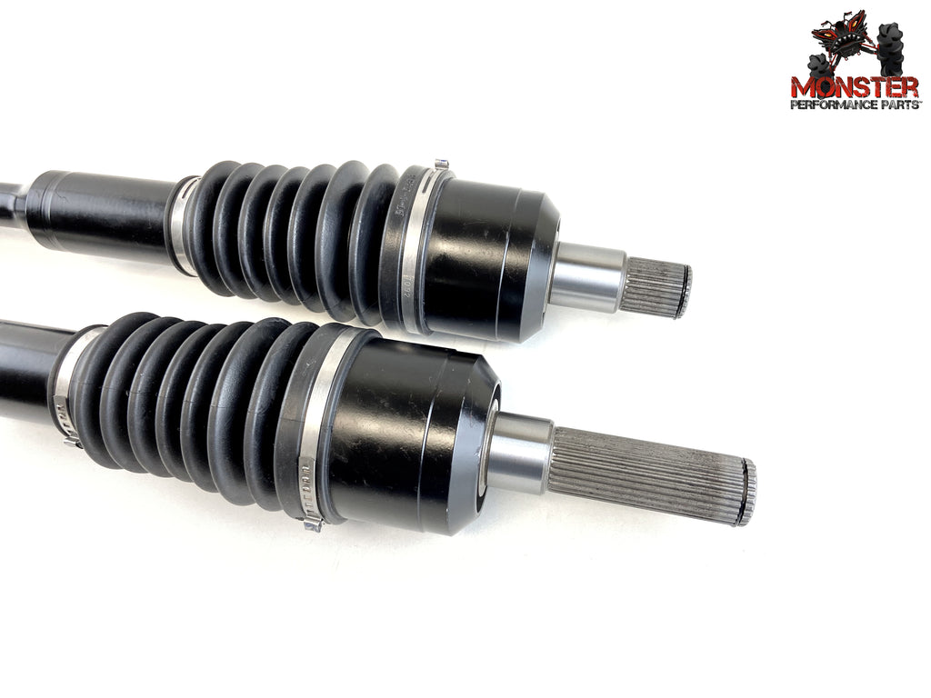 Monster XP Series Rear CV Axles for Kawasaki 59266-0049, 59266-0050, Mule PRO, Left & Right, Telescoping, Built Tough, 4340 Chromoly Steel, Direct Fit, Factory Length with 4" of Travel 3