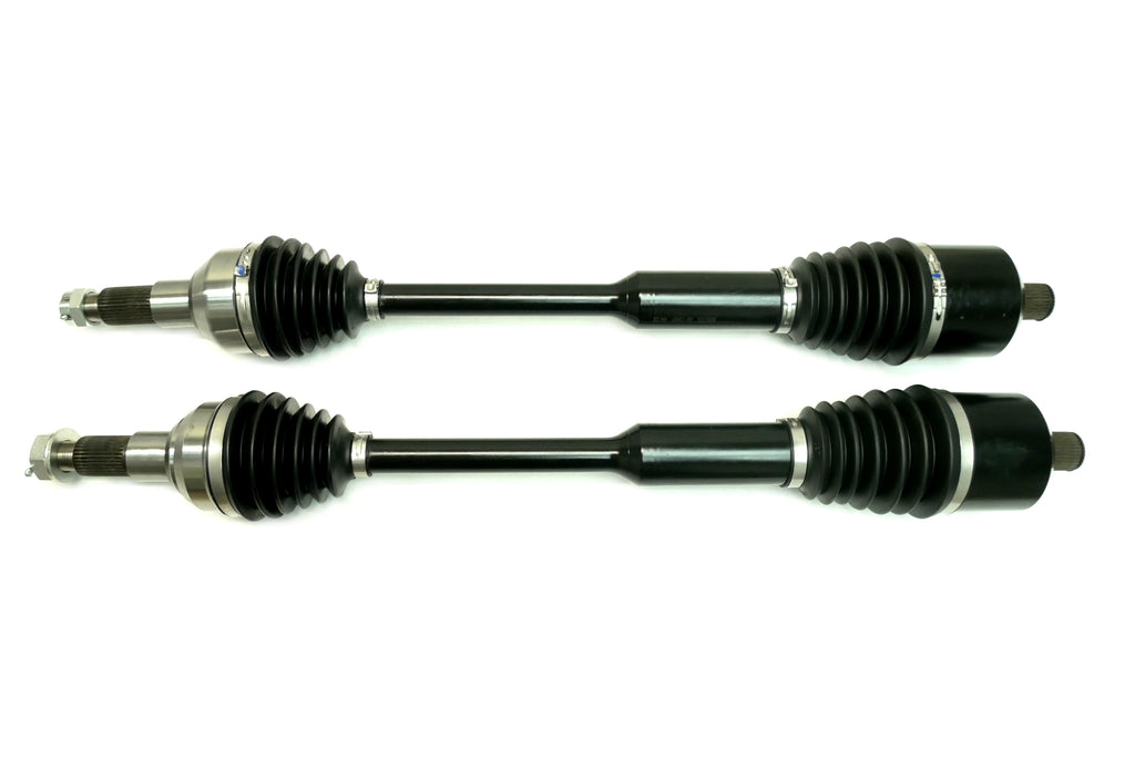 Monster XP Series Rear CV Axles for Kawasaki 59266-0734, 59266-0742, Left & Right, Telescoping, Built Tough, 4340 Chromoly Steel, Direct Fit, Factory Length with 4" of Travel 1