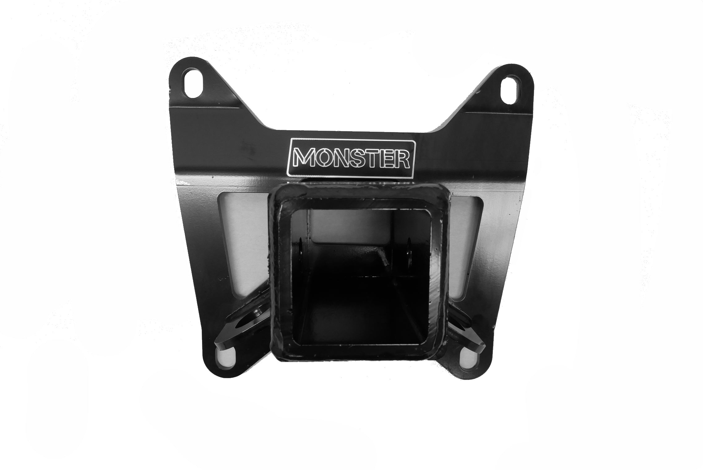 Monster 2" Rear Hitch Receiver for Honda Talon 1000R 1000X, Black, Steel 1