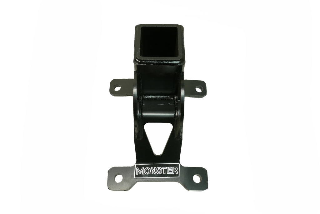 Monster 2" Rear Hitch Receiver for Polaris RZR PRO XP XP4 20-24, Black, Steel 3