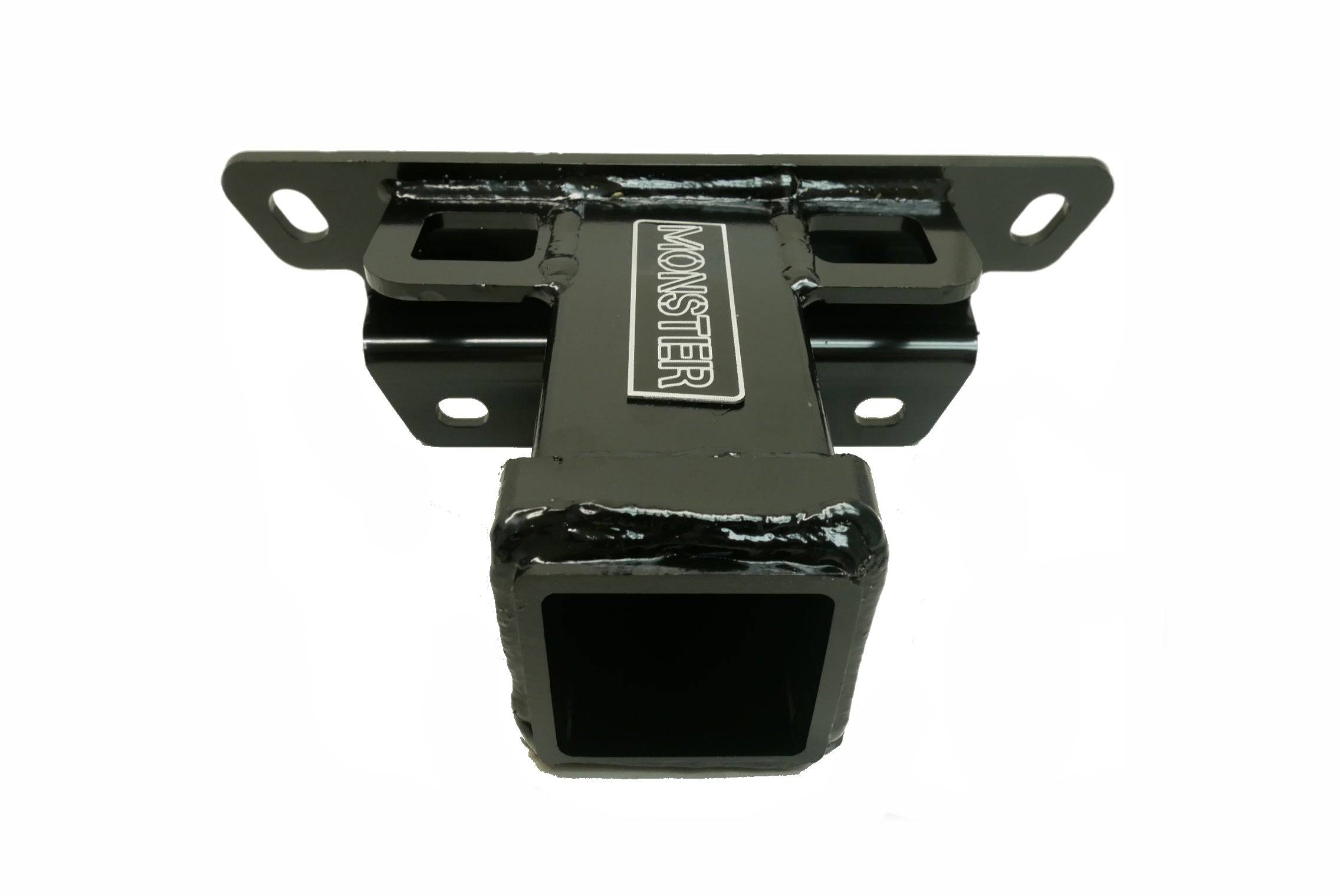 Monster 2" Rear Hitch Receiver for Kawasaki Teryx KRX 1000, Black, Steel 3