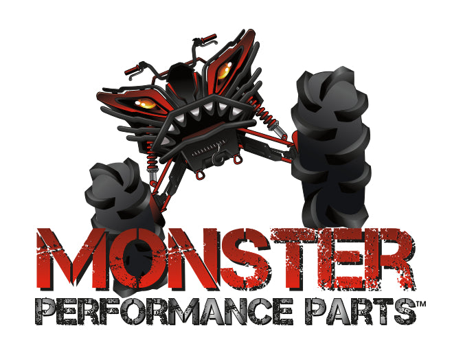 Monster Performance Full Shock Set for CFMOTO 9AWA-051600, 9AWA-061600, Front & Rear, CFORCE 800 1000, Monotube, Piggyback, Quality Tested, Gas-charged, Anti-foam, Anti-shear, Adjustable 4