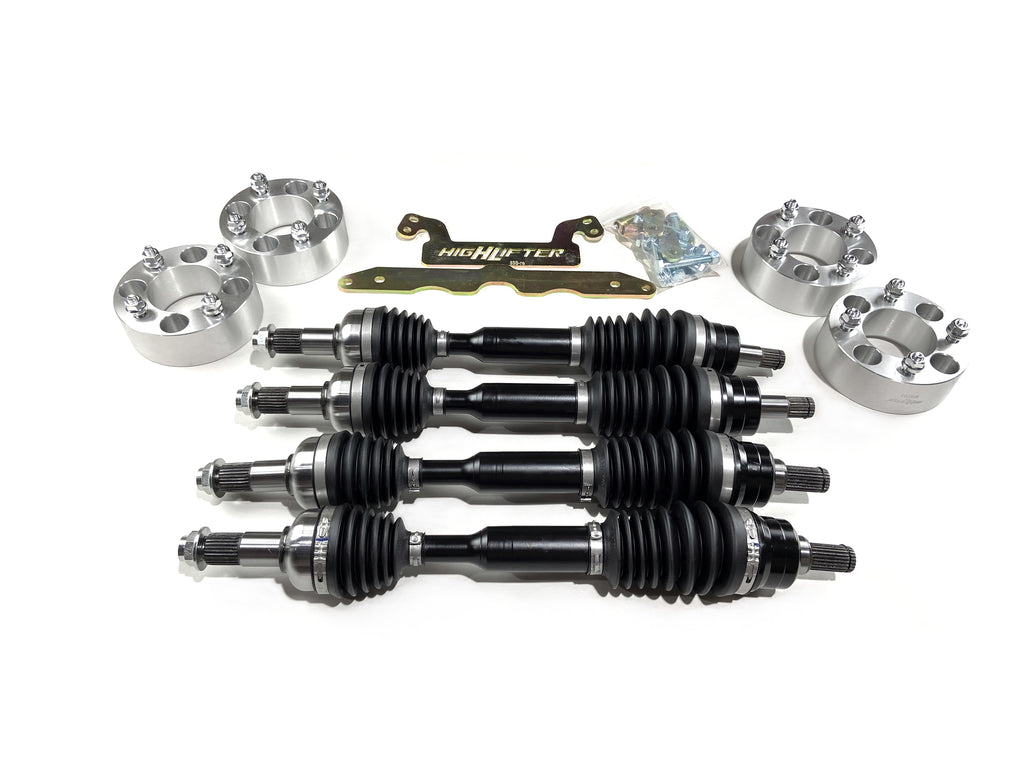 Monster XP Series Axle Set with 2" Lift & Spacers for Yamaha Grizzly 700 14-15 1