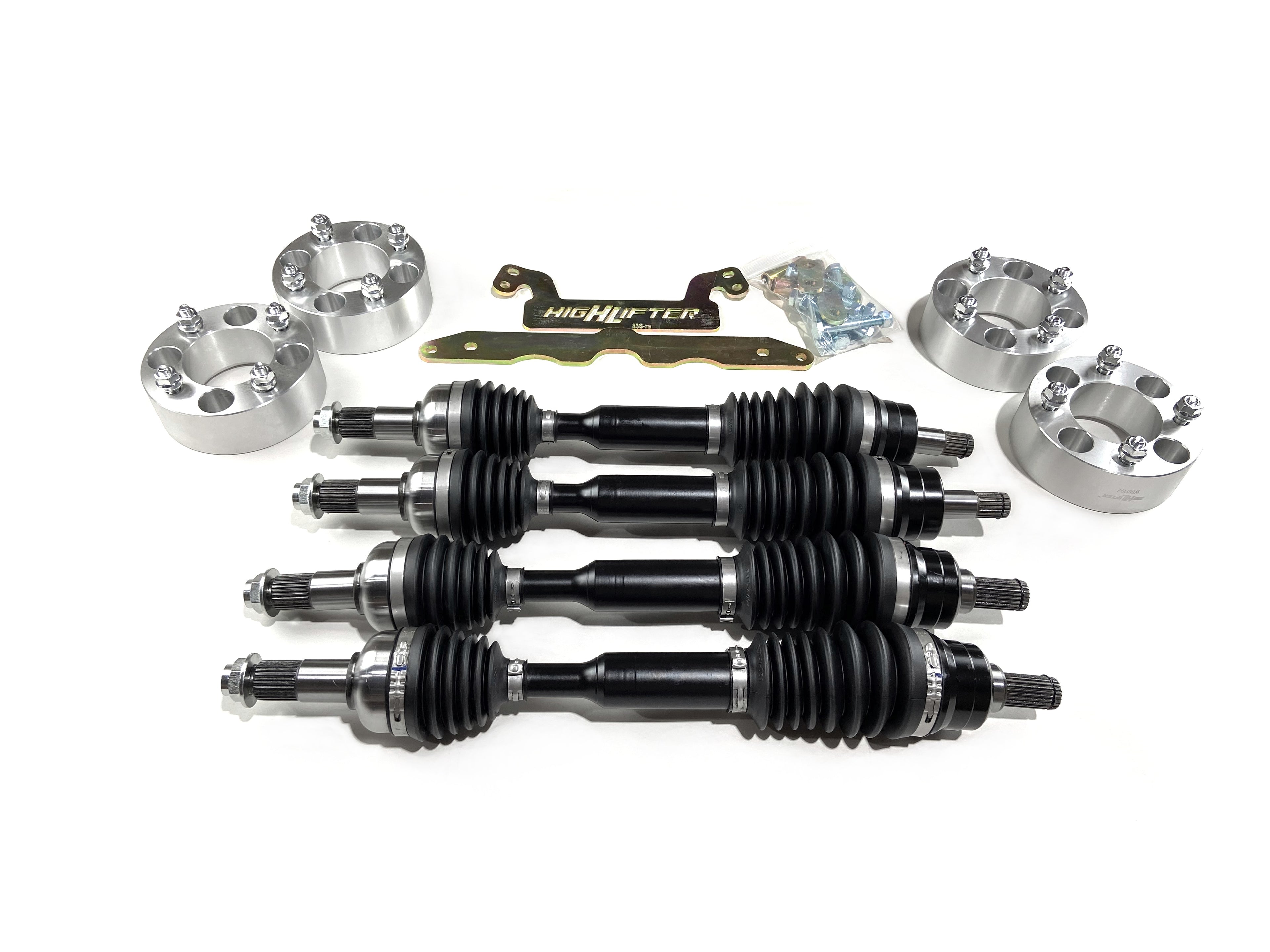 Monster XP Series Axle Set with 2" Lift & Spacers for Yamaha Grizzly 700 14-15 1