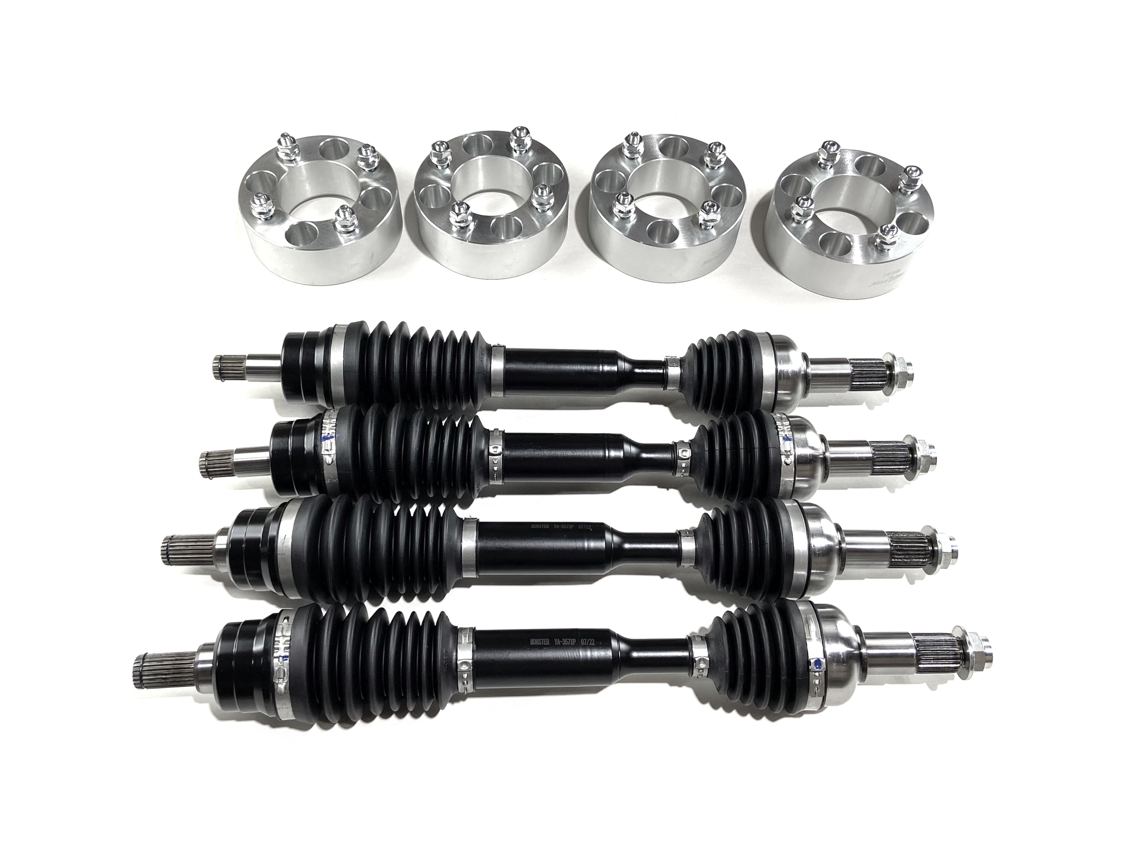 Monster XP Series CV Axle Set with Spacers for Yamaha Grizzly 700 2016-2022