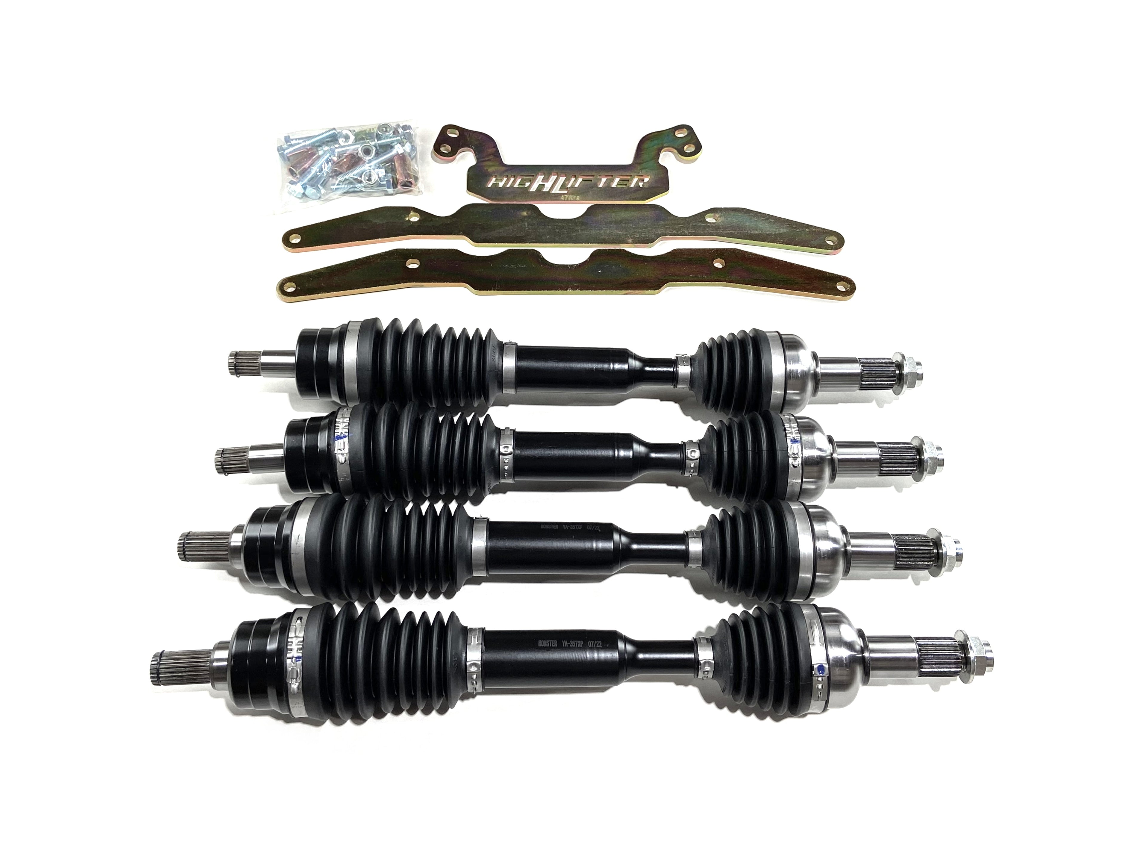 Monster XP Series CV Axle Set with 2" Lift Kit for Yamaha Grizzly 700 2016-2022