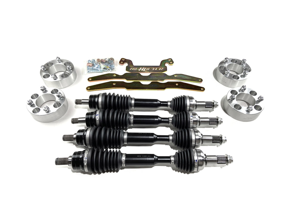 Monster XP Series Axle Set with 2" Lift & Spacers for Yamaha Grizzly 700 16-22