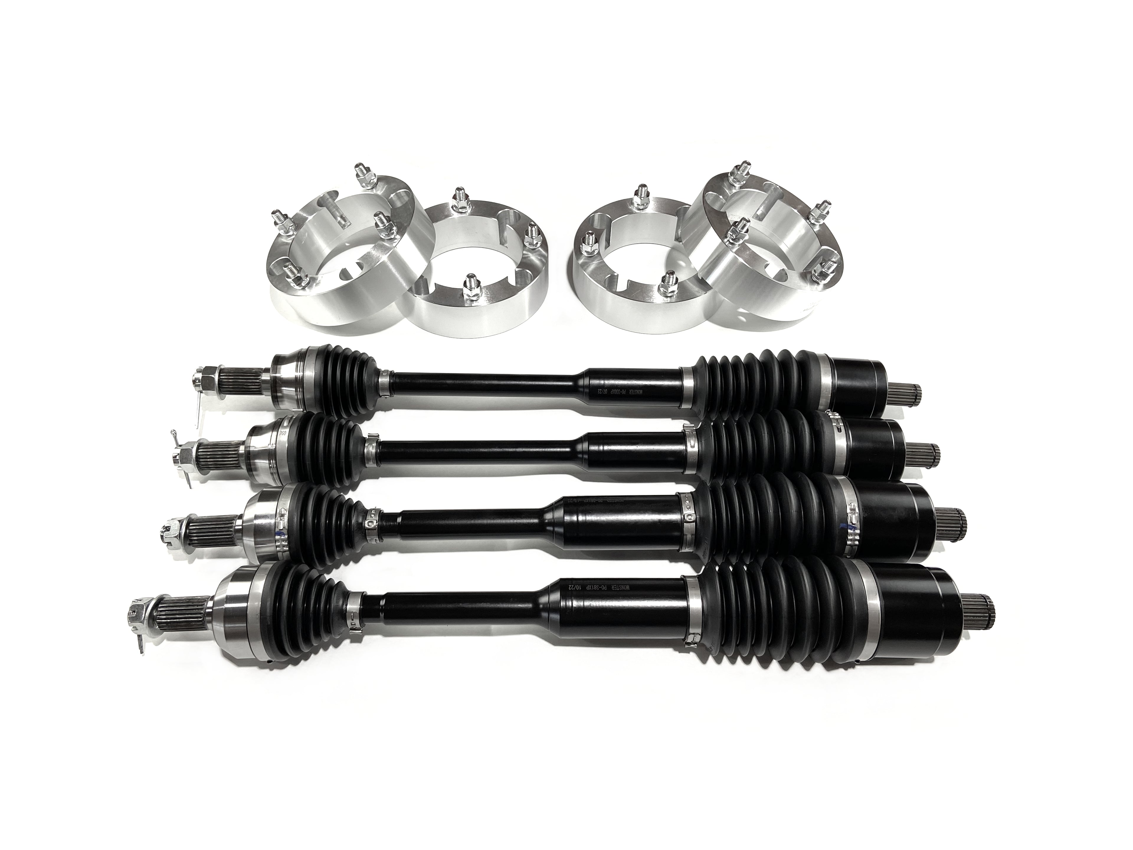 Monster XP Series CV Axle Set with Spacers for Polaris RZR S 900 & S 1000 1