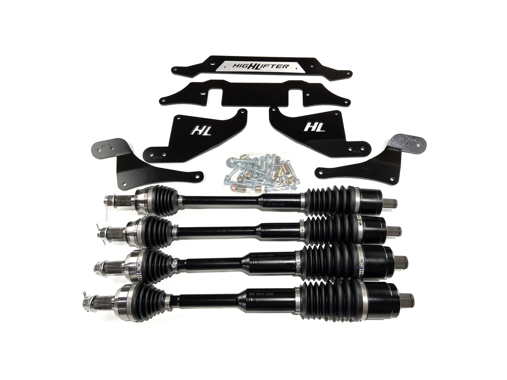Monster XP Series CV Axle Set with 2" Lift Kit for Polaris RZR S 900 RZR S 1000