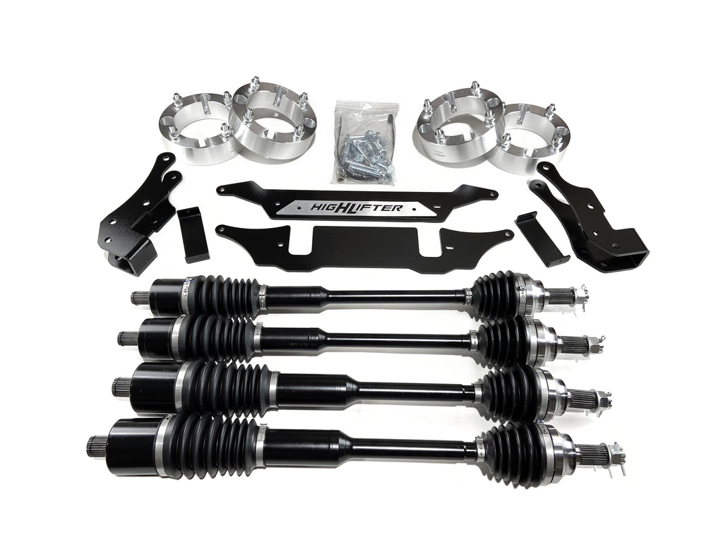 Monster XP Series Axle Set with 3" Lift & Spacers for Polaris RZR XP 1000 16-19