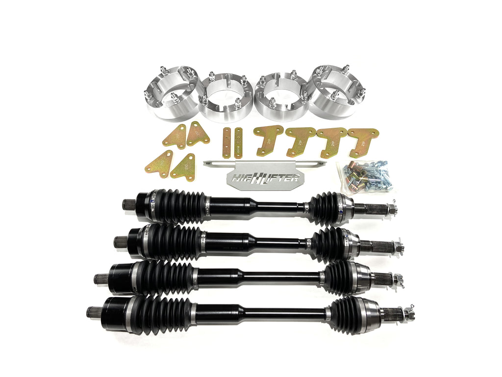 Monster XP Series CV Axle Set with 4" Lift for Polaris Ranger 1332637 1332947 1