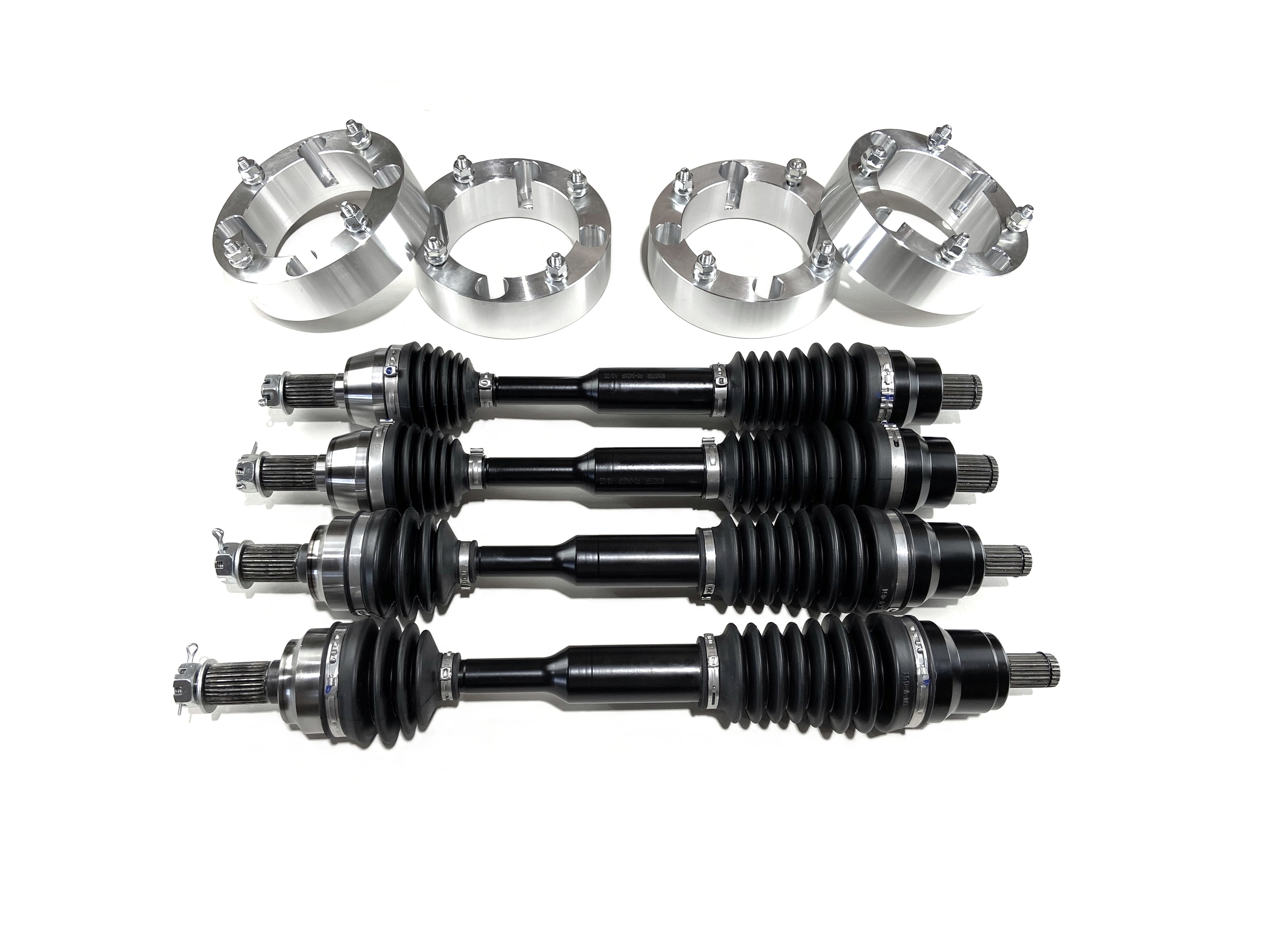 Monster XP Series Axle Set with Spacers for Polaris Sportsman & Scrambler 09-15