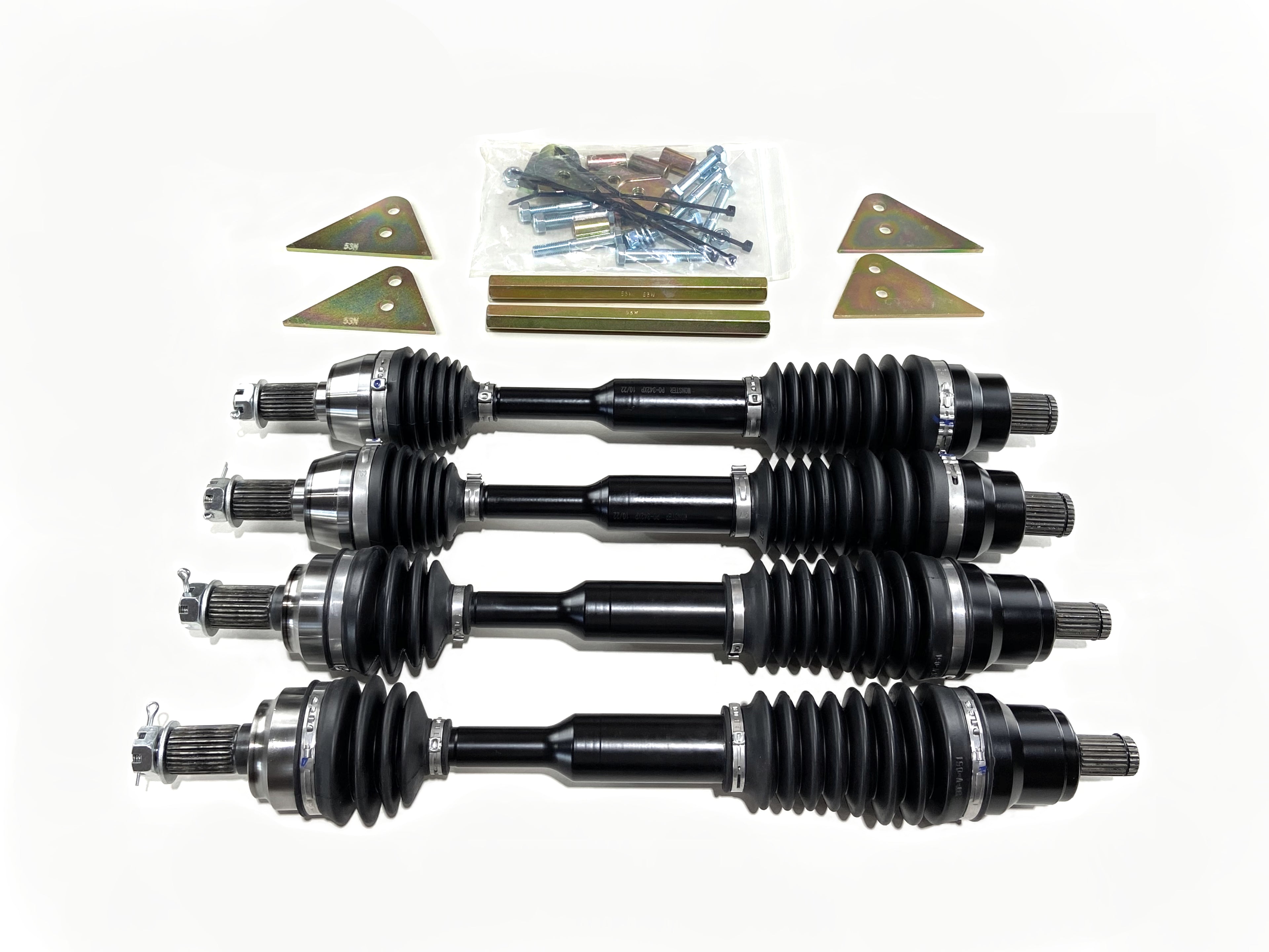 Monster XP Series CV Axle Set with 2" Lift for Polaris Sportsman & Scrambler
