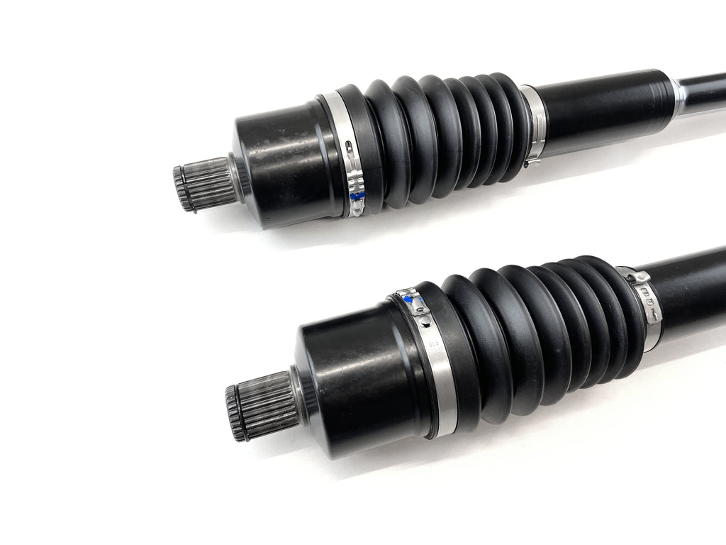 Monster XP Series Front CV Axles for Polaris 1334351, 1337122, Left & Right, Ranger 1000, XP 1000, Crew 1000, Telescoping, Built Tough, 4340 Chromoly Steel, Factory Length with 4" of Travel 3