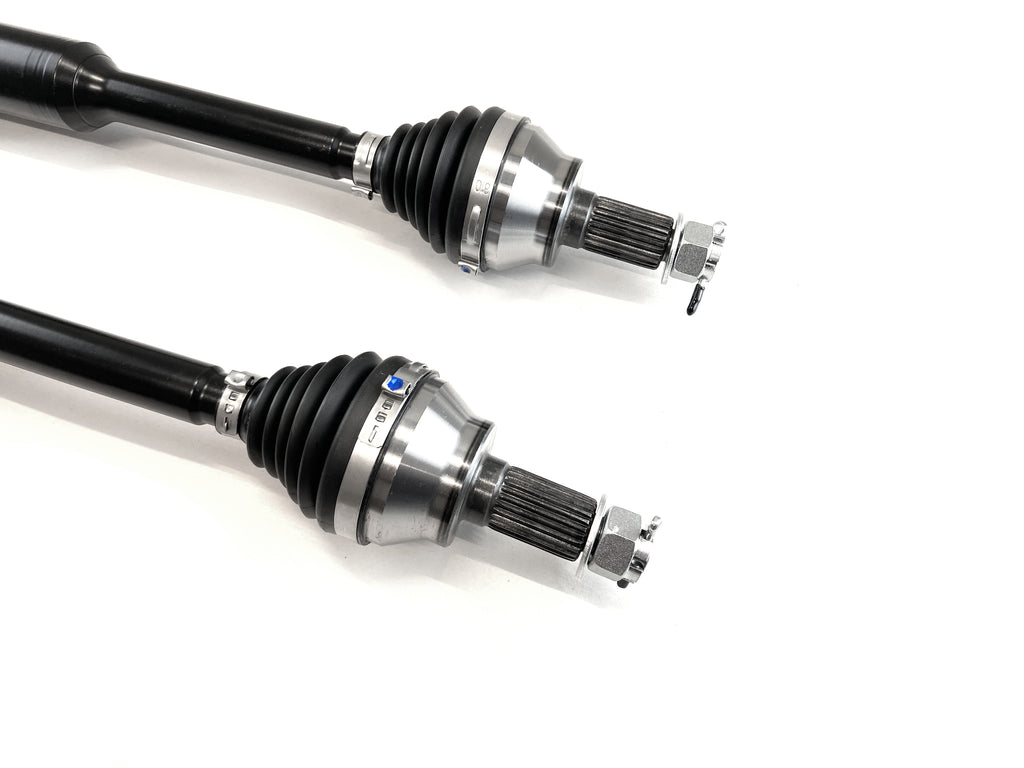Monster XP Series Front CV Axles for Polaris 1334351, 1337122, Left & Right, Ranger 1000, XP 1000, Crew 1000, Telescoping, Built Tough, 4340 Chromoly Steel, Factory Length with 4" of Travel 5