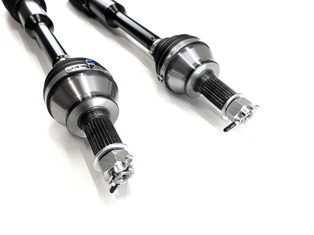 Monster XP Series Front CV Axles for Polaris 1334351, 1337122, Left & Right, Ranger 1000, XP 1000, Crew 1000, Telescoping, Built Tough, 4340 Chromoly Steel, Factory Length with 4" of Travel 6