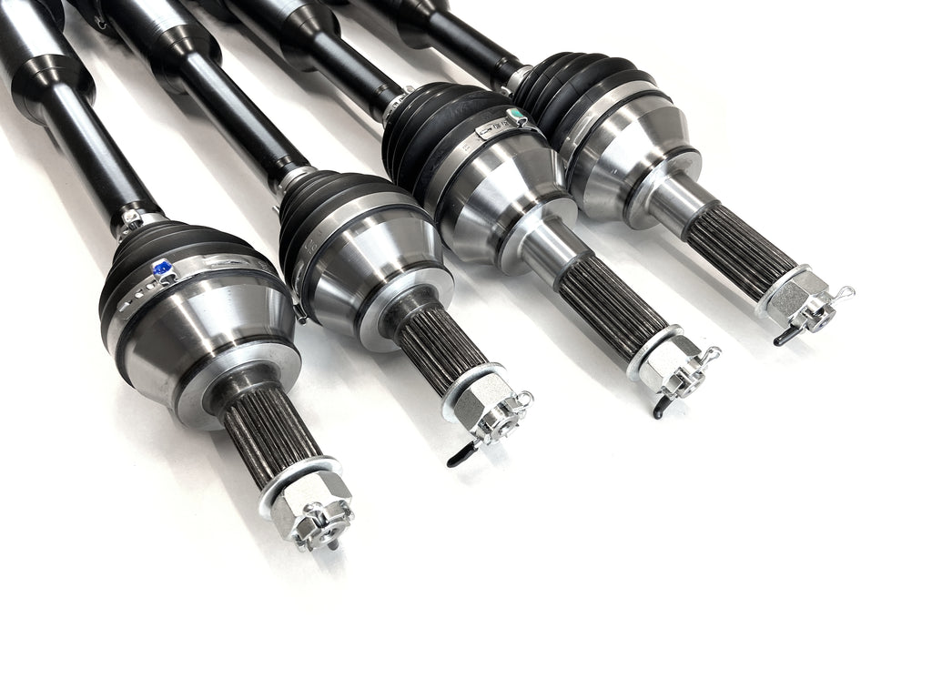 Monster XP Series Full CV Axle Set for Polaris Ranger XP 1000 & Crew XP 1000 2021, Front & Rear, Telescoping, Built Tough, 4340 Chromoly Steel, Direct Fit, Factory Length with 4" of Travel 6